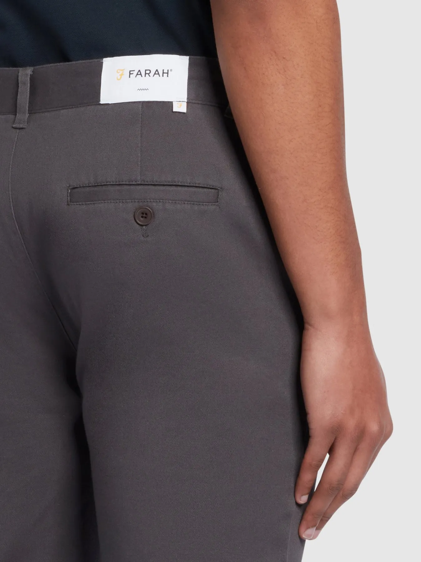 Endmore Skinny Fit Chinos In Farah Grey