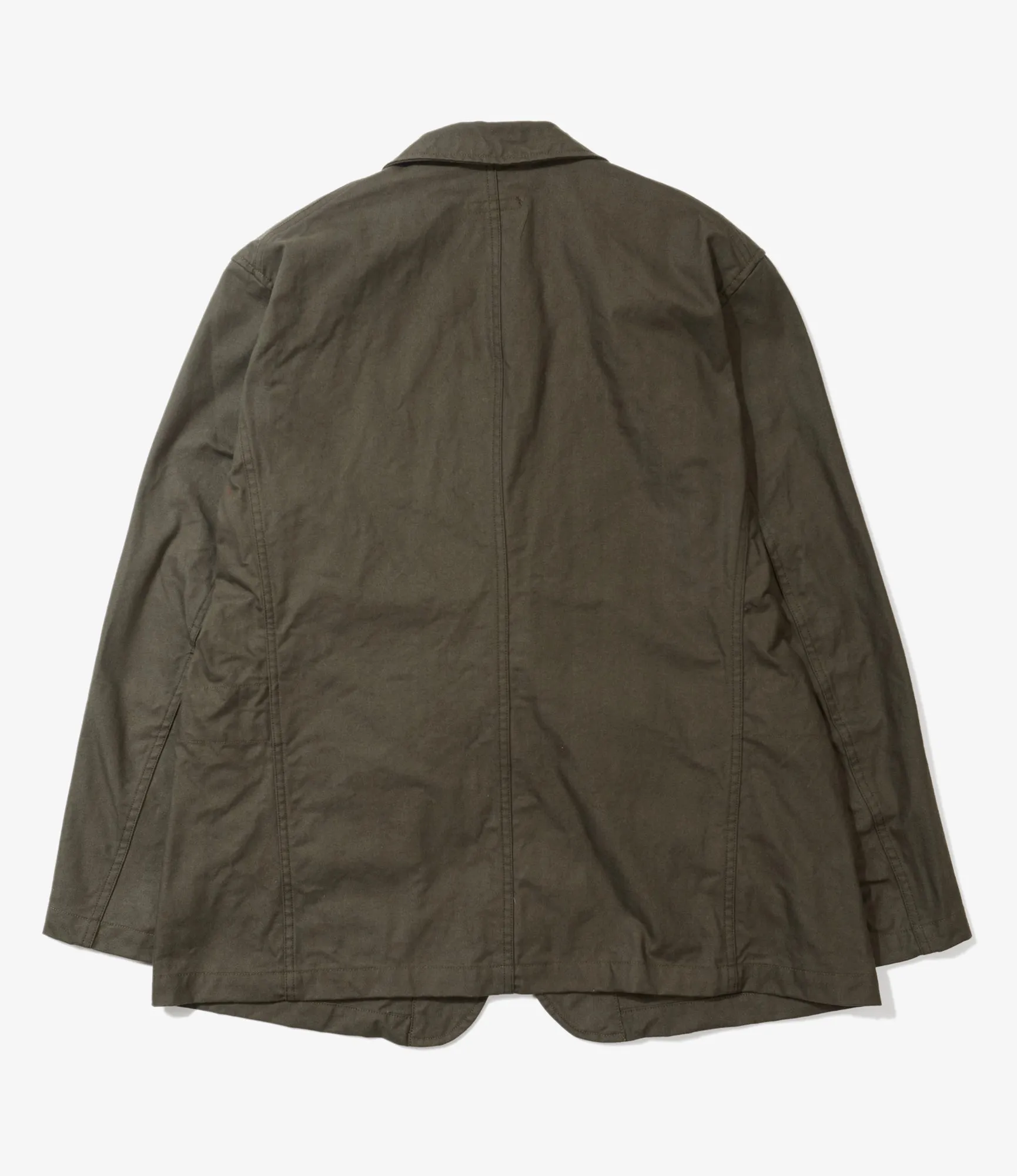 Engineered Garments Bedford Jacket - Olive Cotton Brushed HB