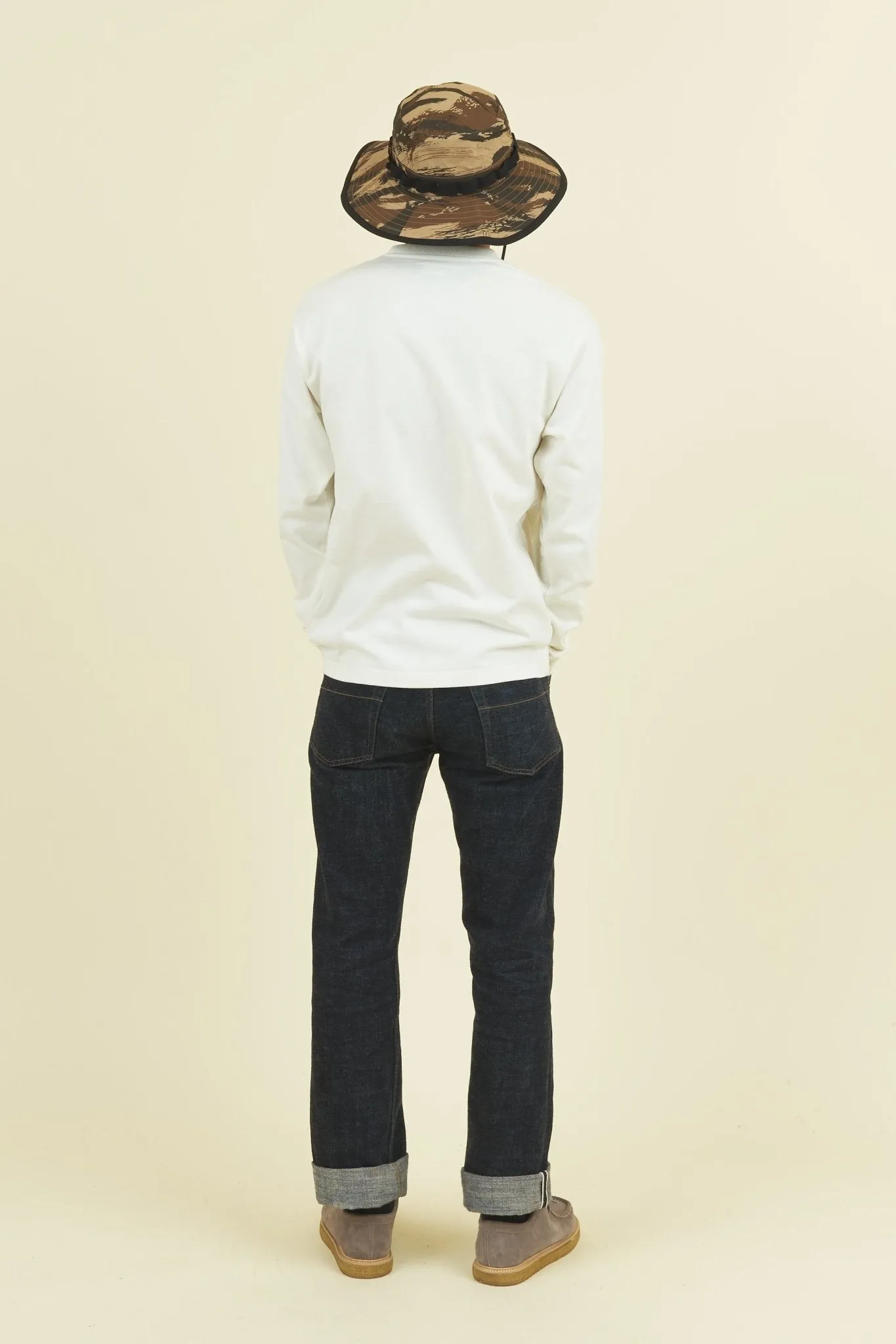 Godspeed Superior Organic L/S T-Shirt 'Ascent' - Natural