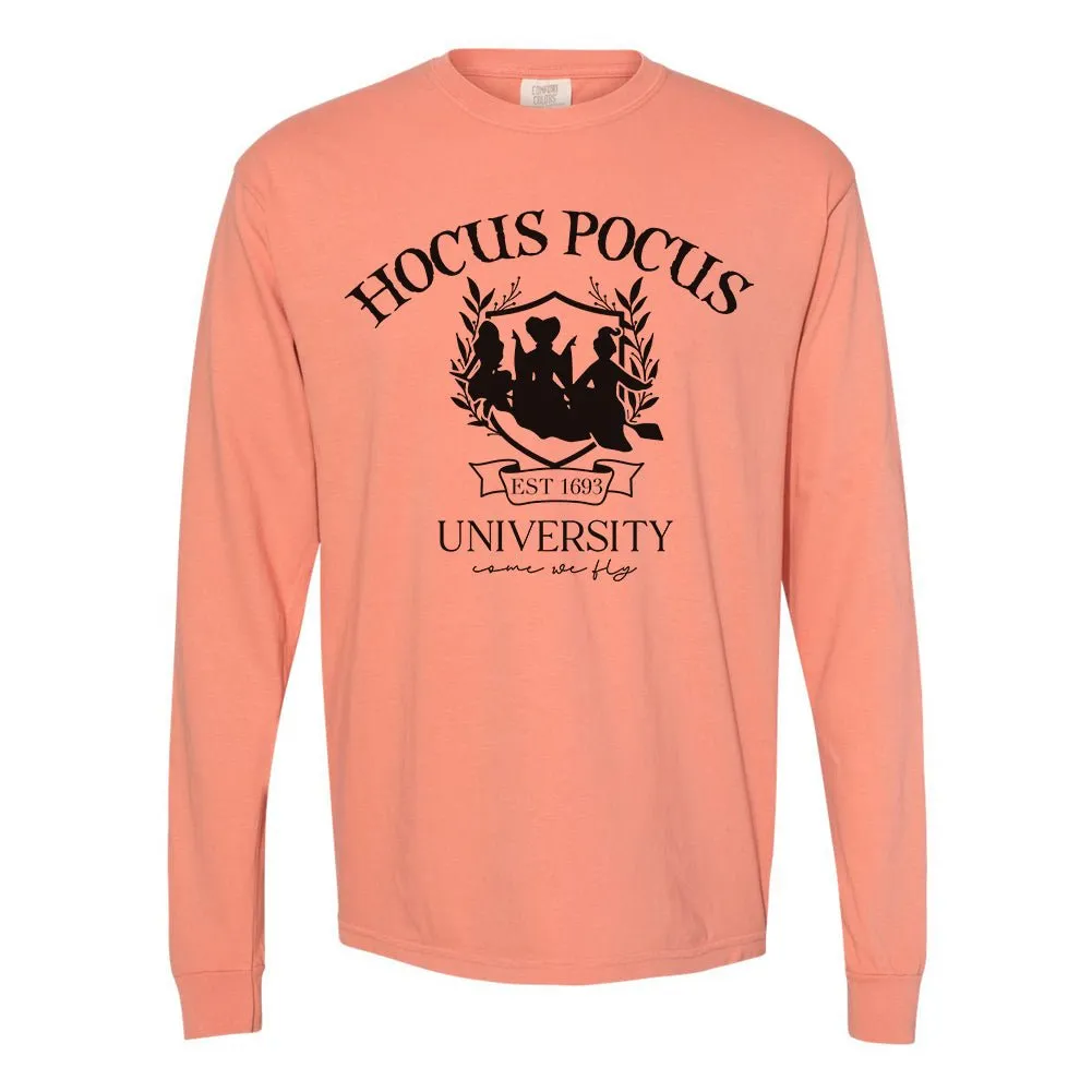 'Hocus Pocus University' Comfort Colors Long Sleeve T-Shirt