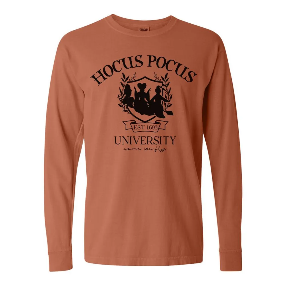 'Hocus Pocus University' Comfort Colors Long Sleeve T-Shirt