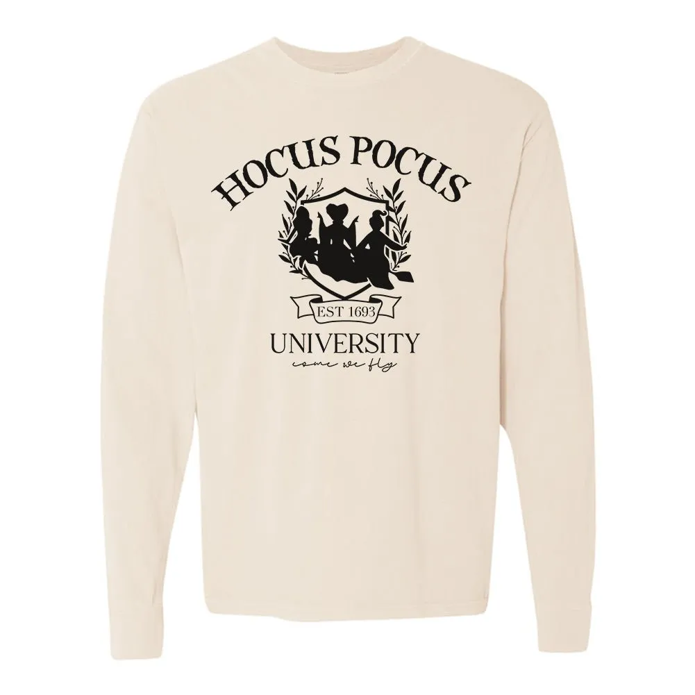 'Hocus Pocus University' Comfort Colors Long Sleeve T-Shirt