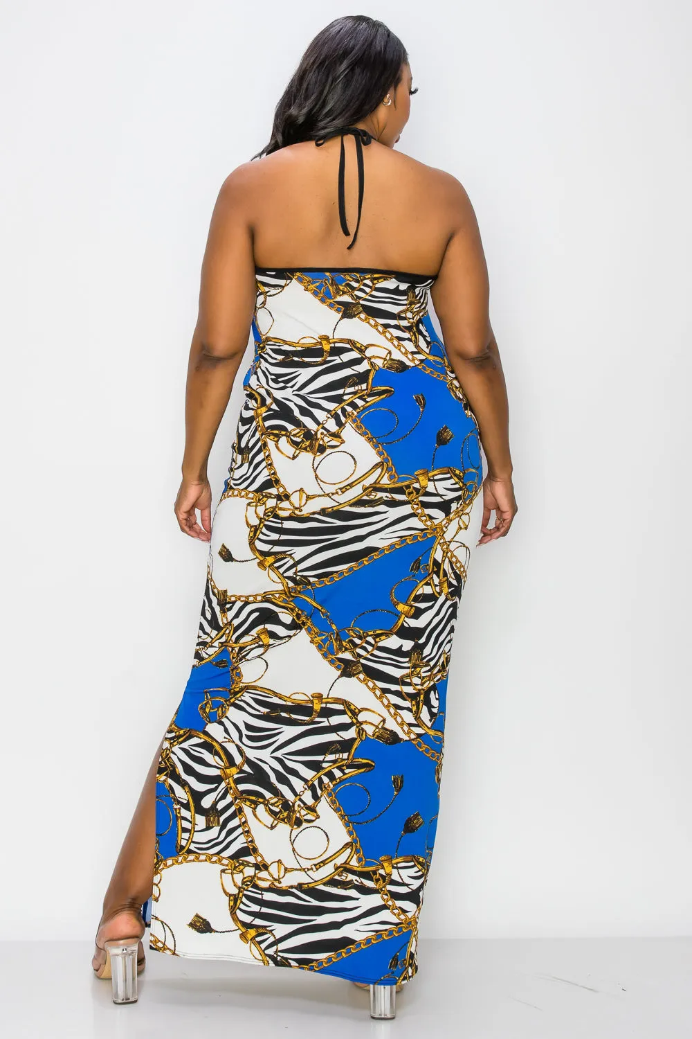 Imani Halter Neck Maxi Dress