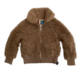 Jacket Faux Fur & Sherpa By Wild Fable In Brown, Size: S