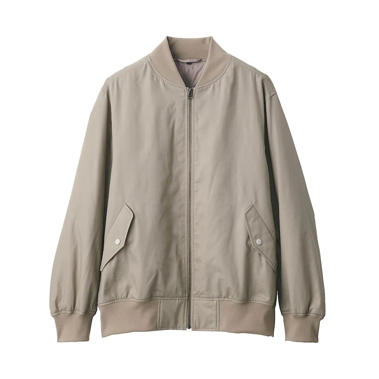 Kapok Blend Padded Bomber Jacket