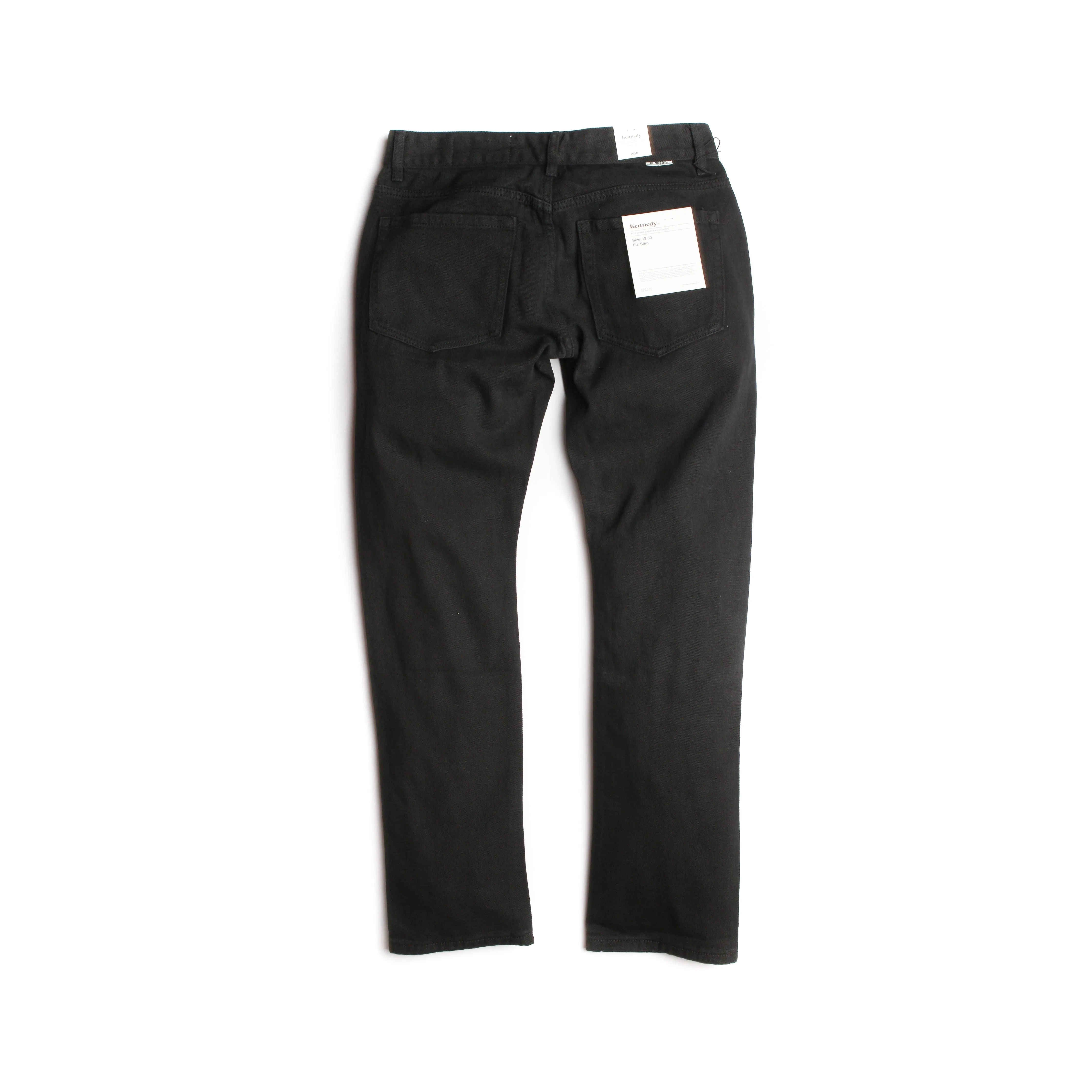 Kennedy Denim Co 1903 Classic Washed Denim 'Jet Black'