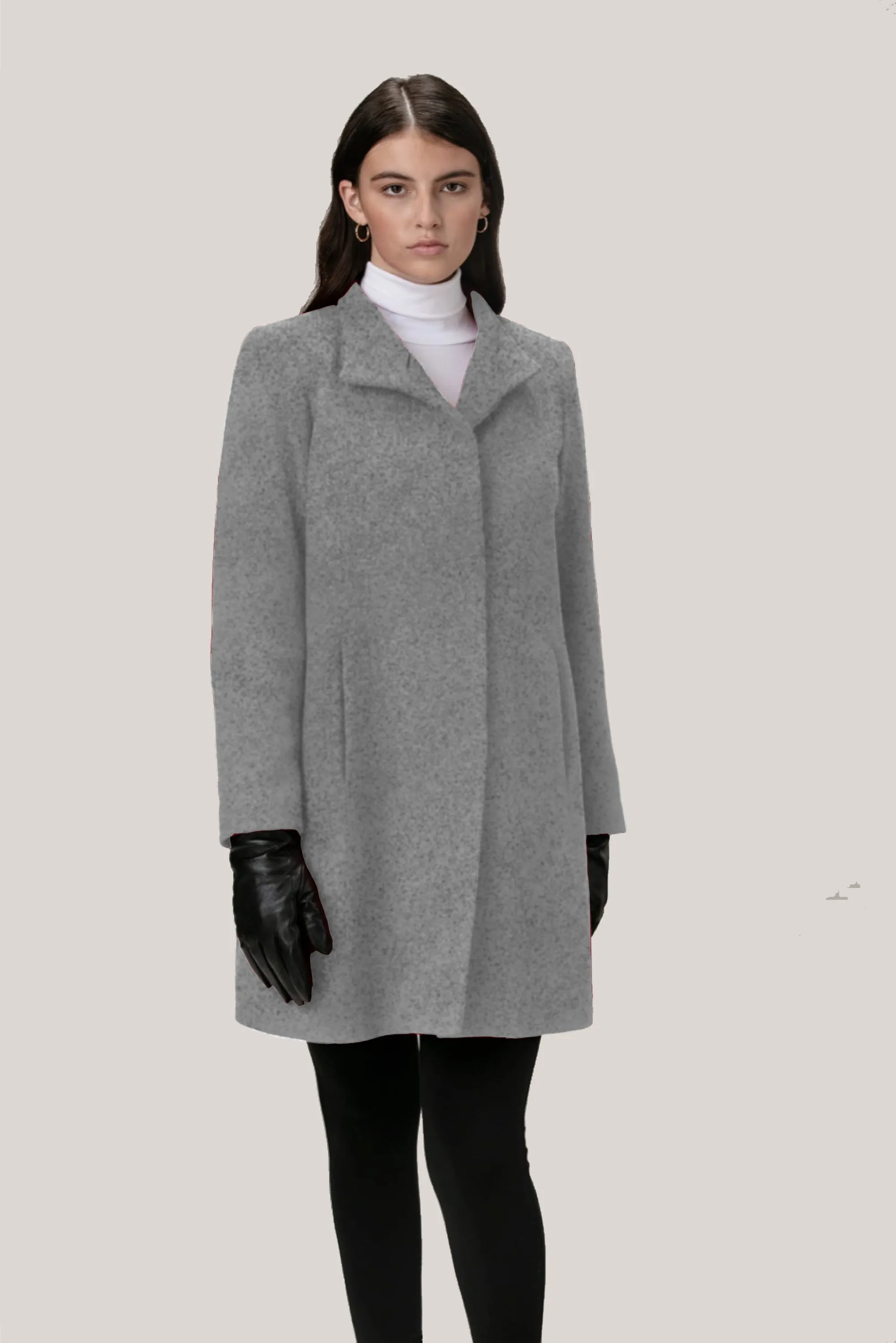 LOLA Wool & Cashmere A-Line Coat 1478