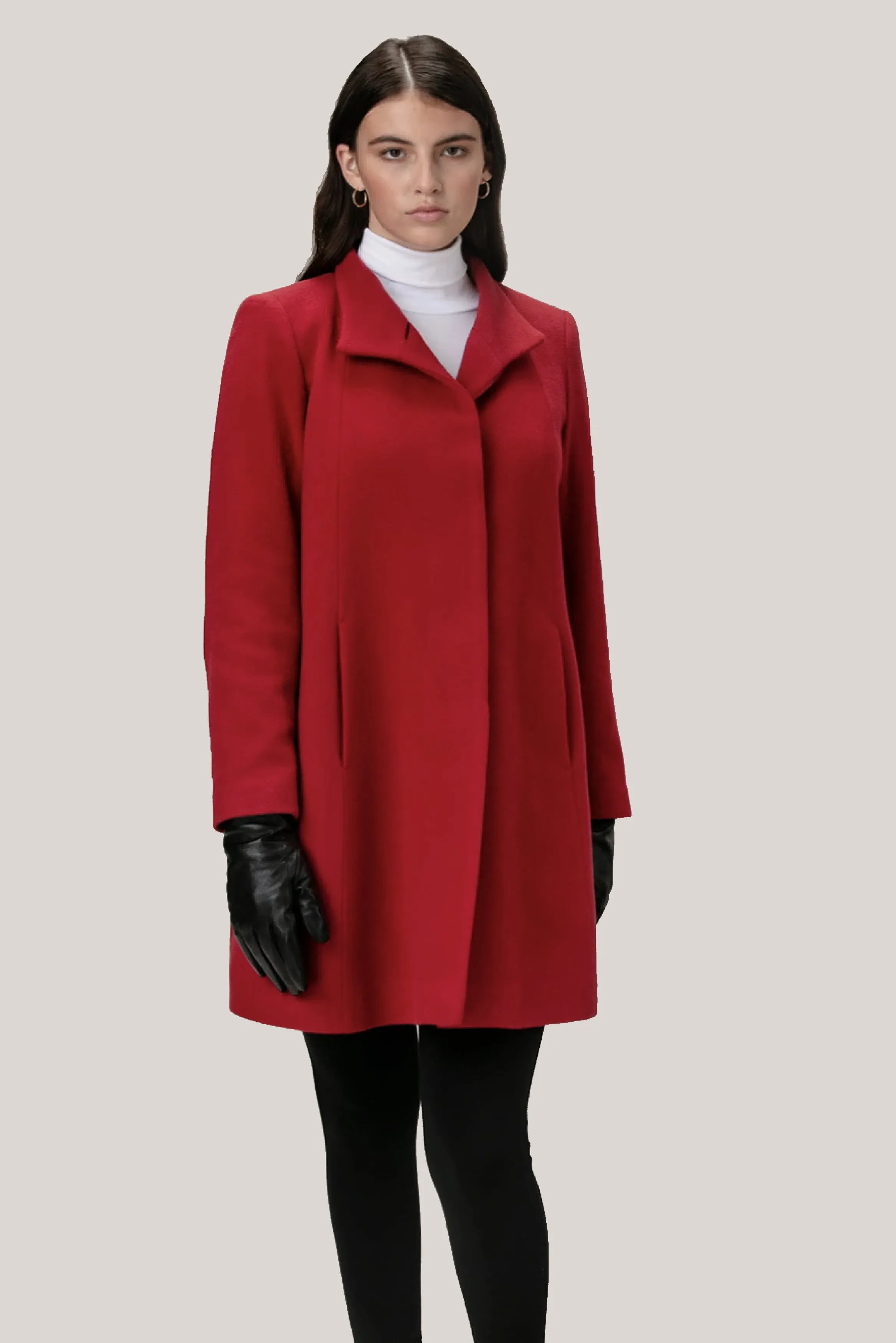 LOLA Wool & Cashmere A-Line Coat 1478