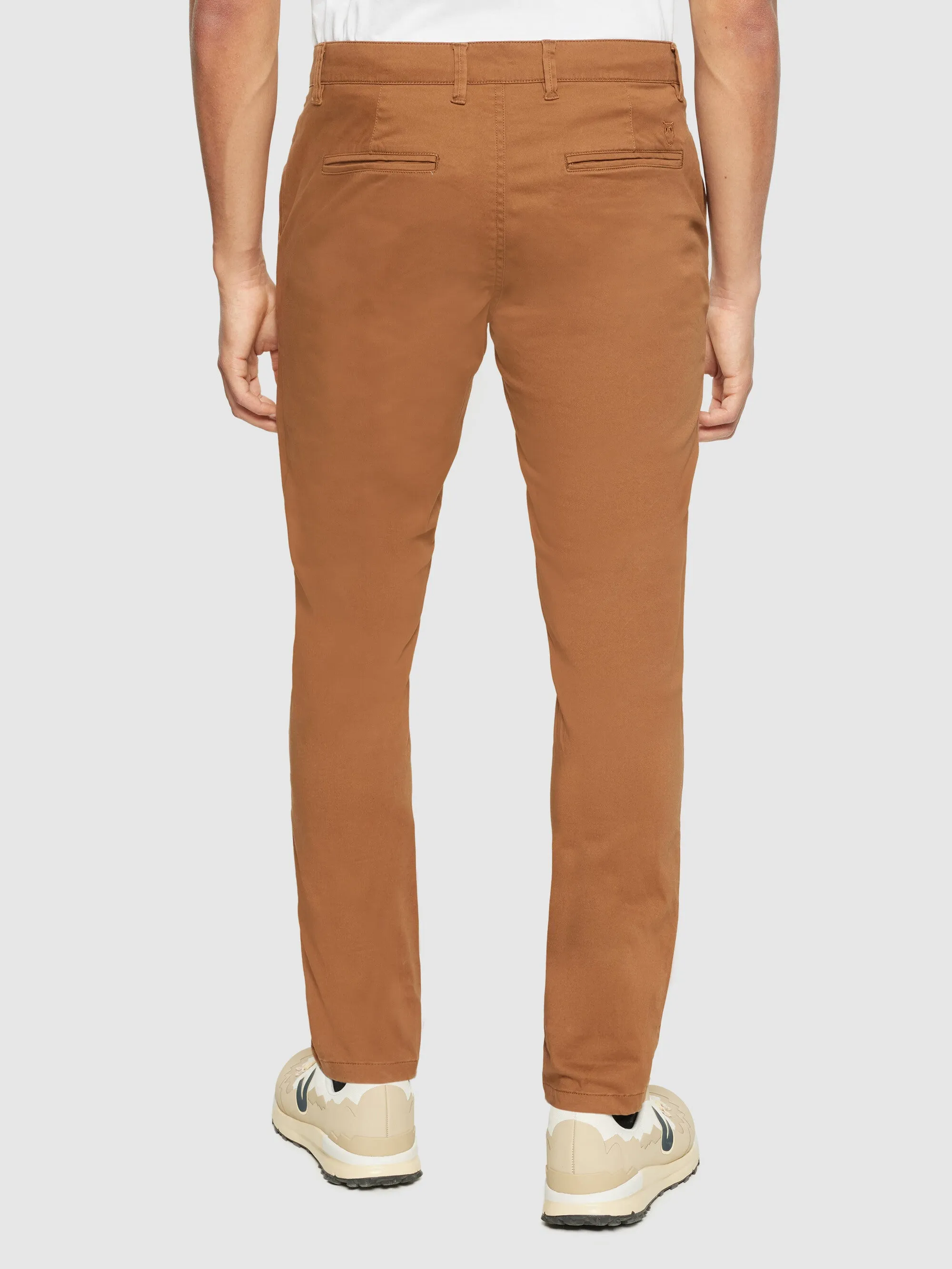 LUCA slim twill chino pants - Dachshund