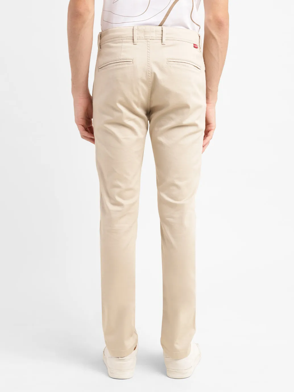 Men's 511 Beige Slim Fit Chinos