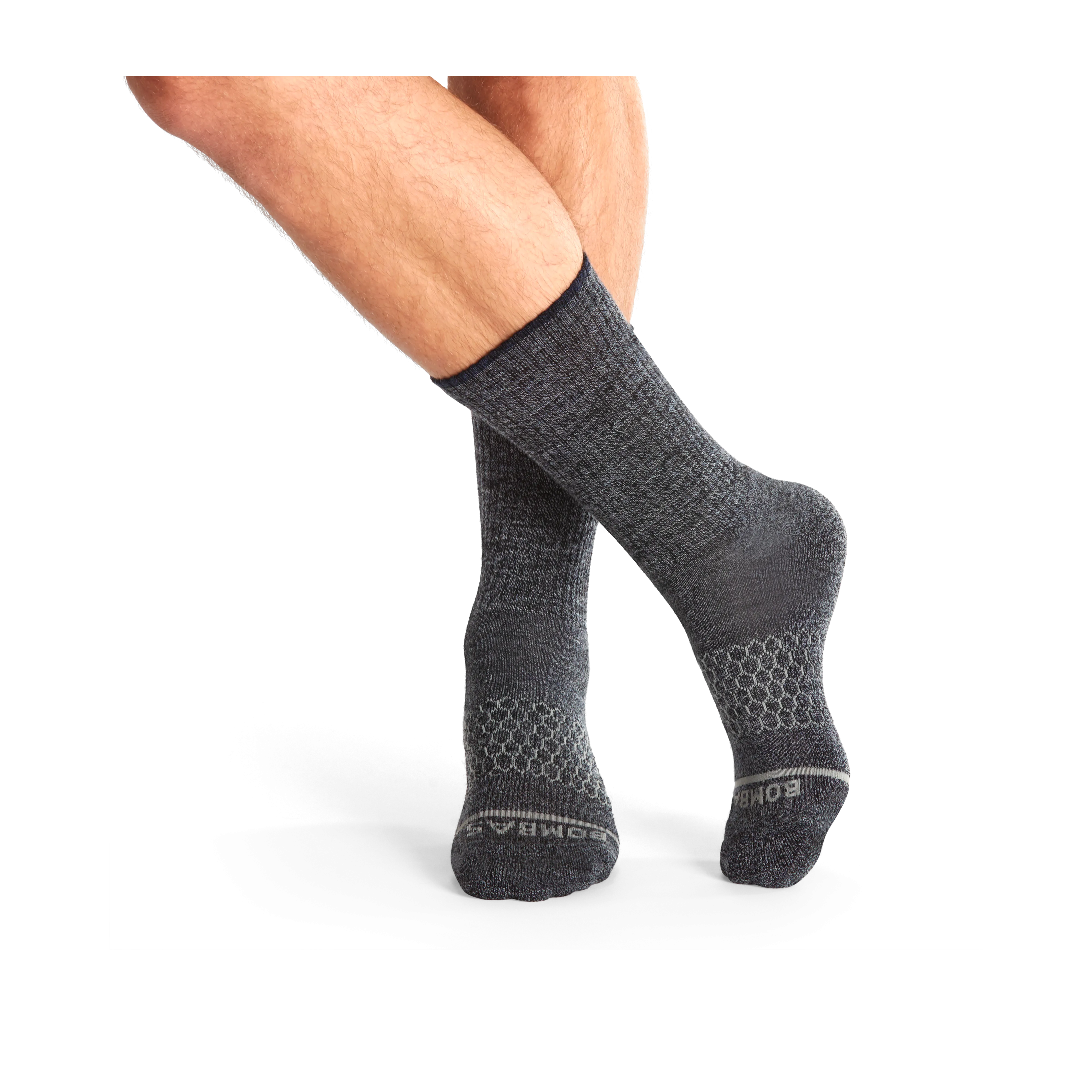 Men's Merino Wool Blend Calf Socks