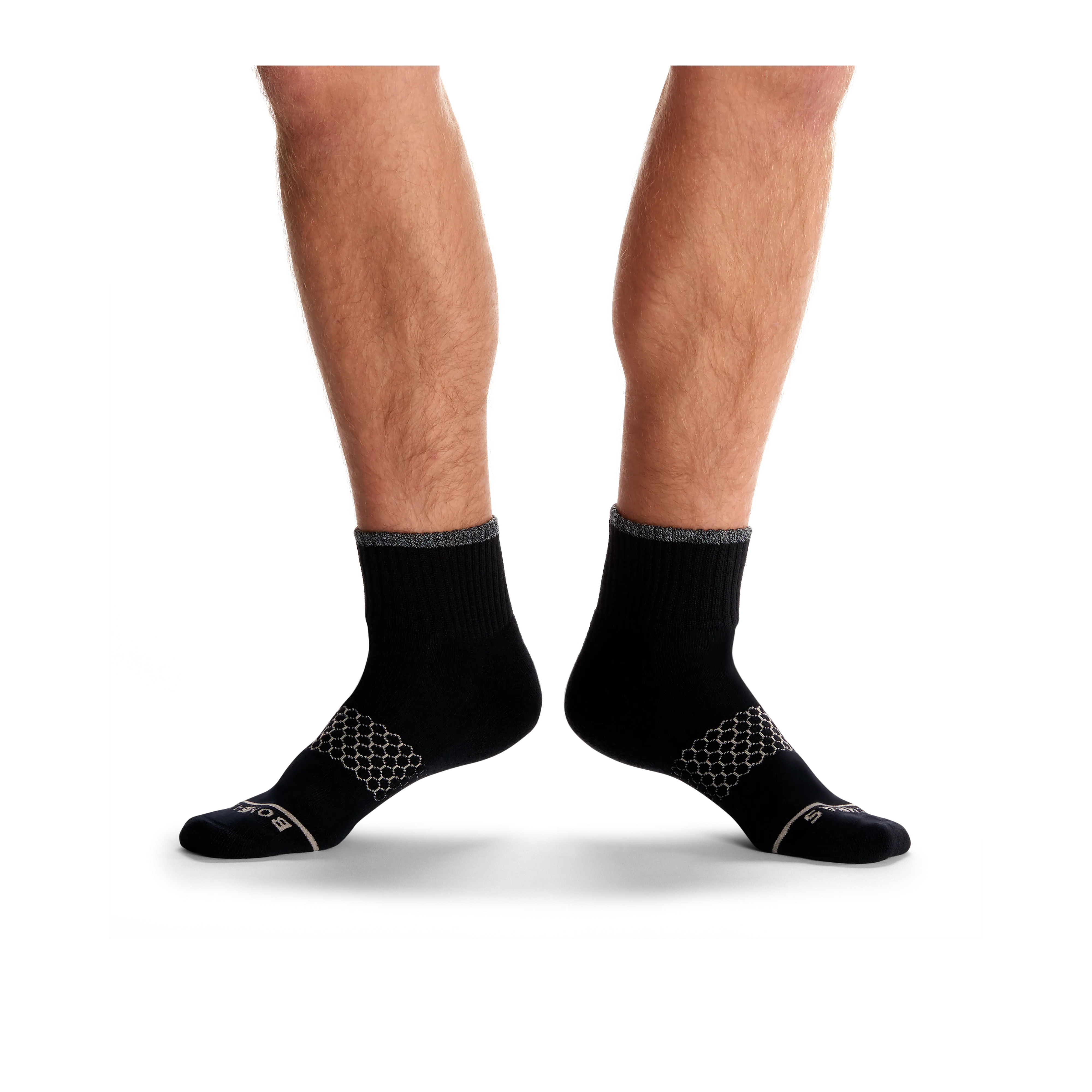 Men's Merino Wool Blend Quarter Socks