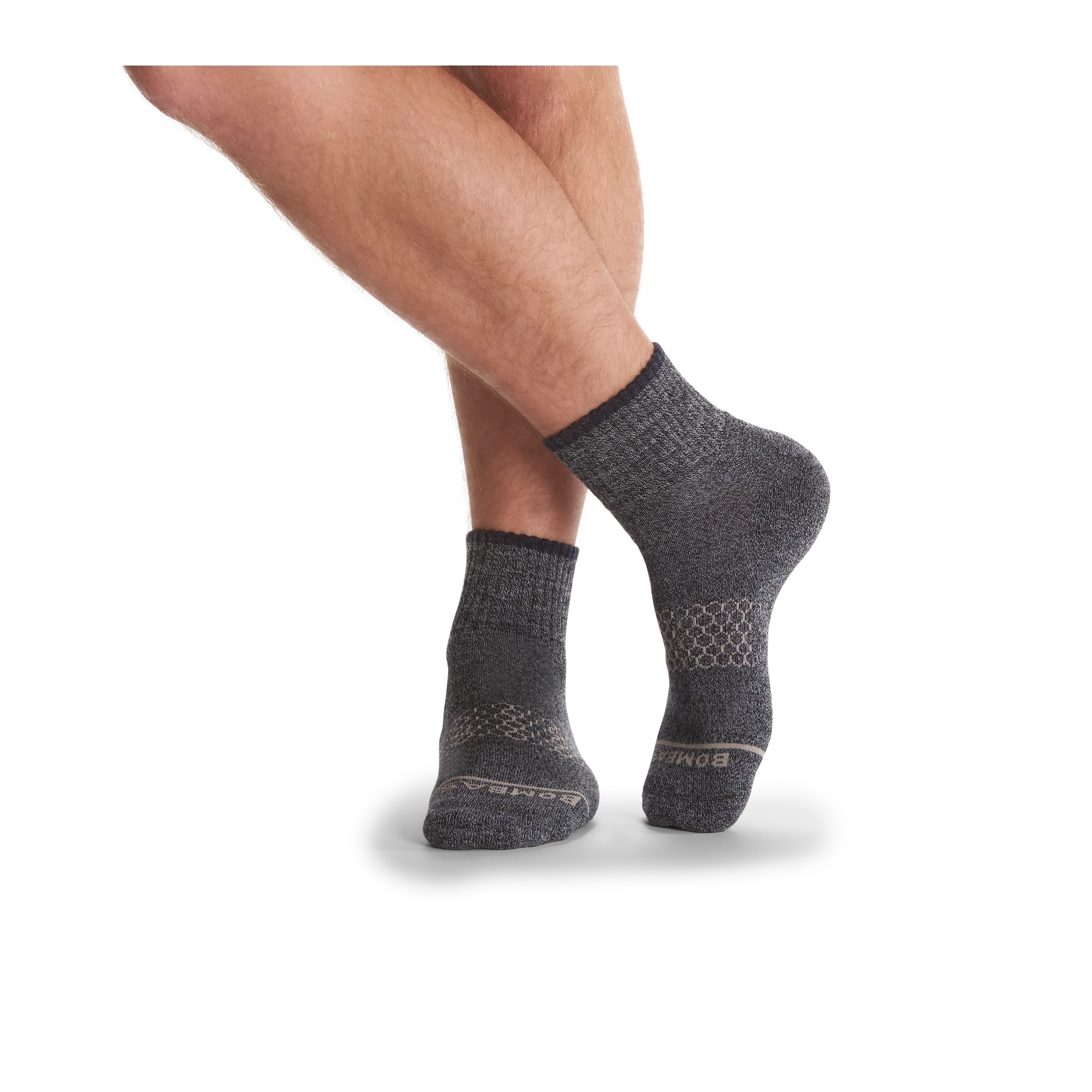 Men's Merino Wool Blend Quarter Socks