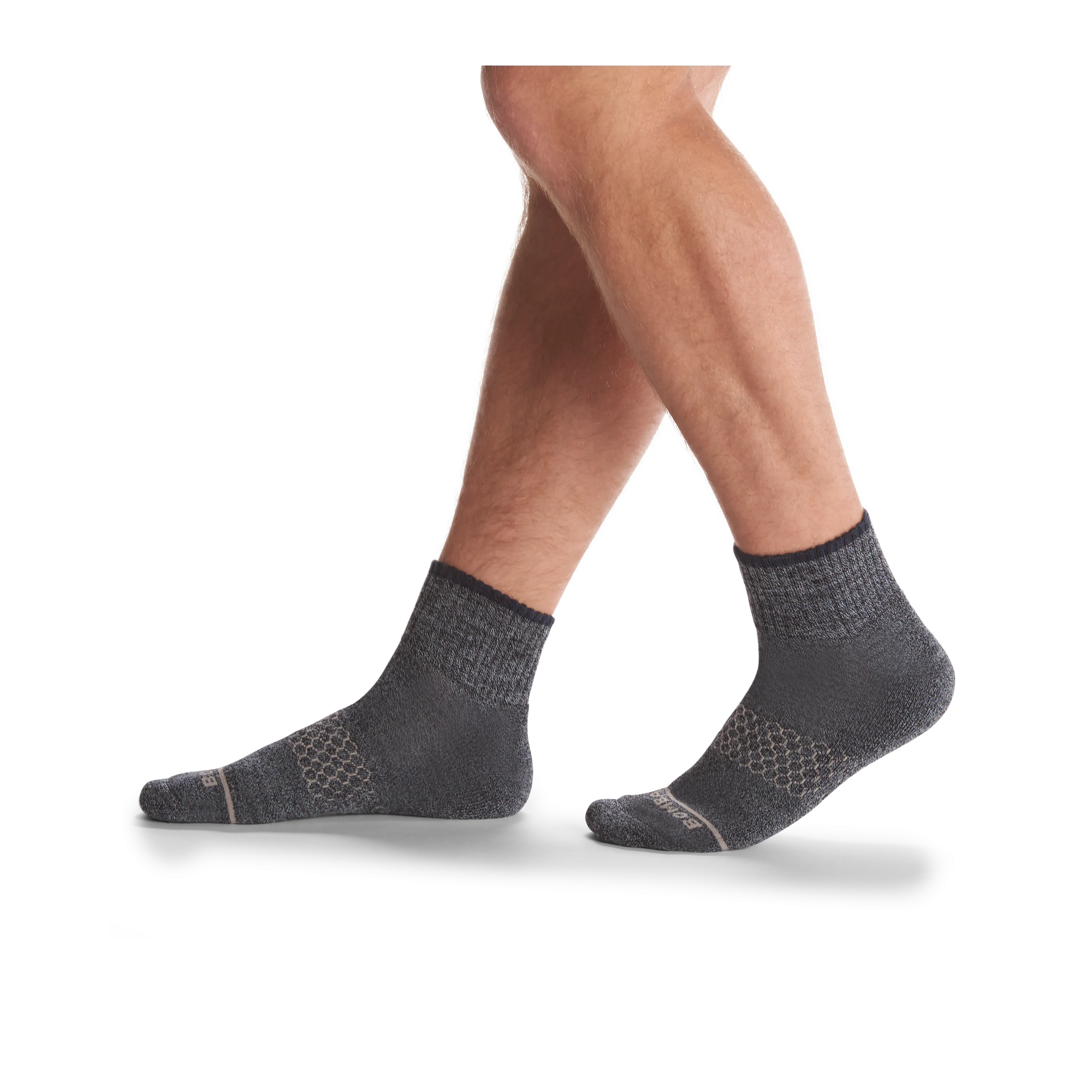 Men's Merino Wool Blend Quarter Socks