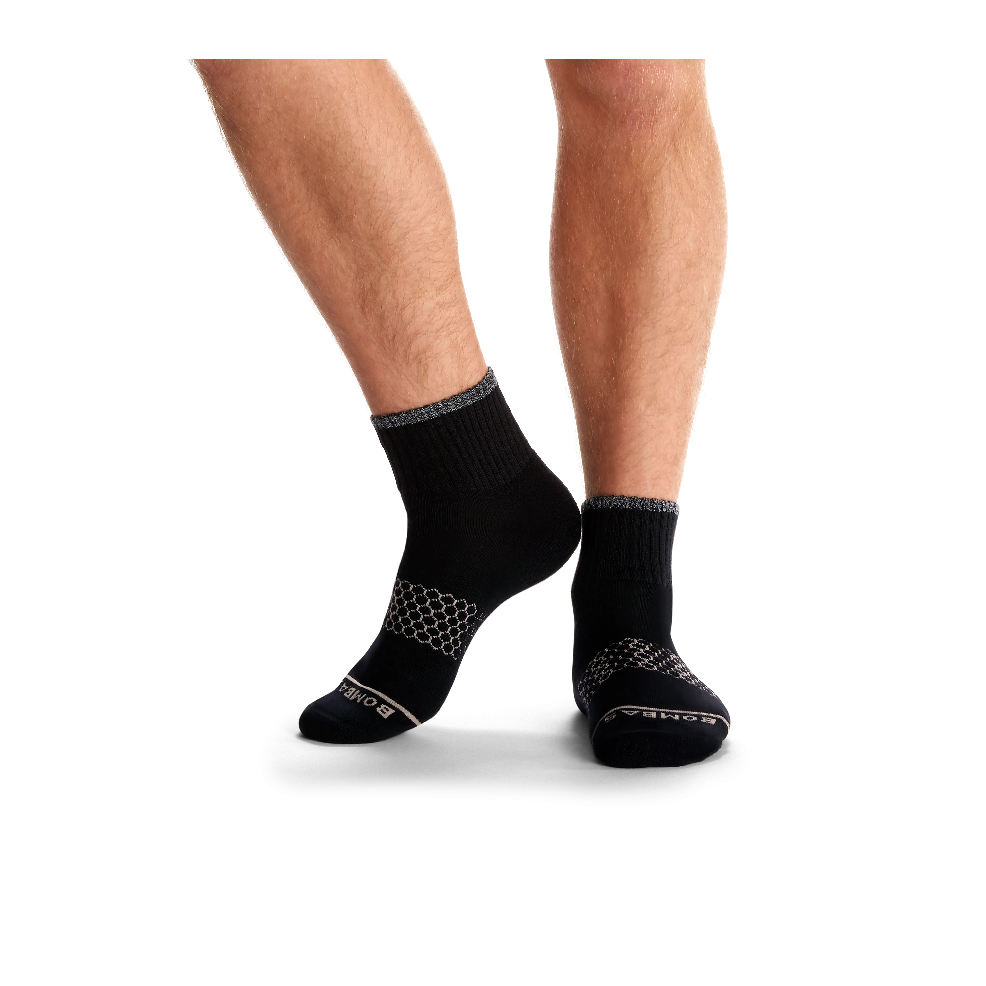 Men's Merino Wool Blend Quarter Socks