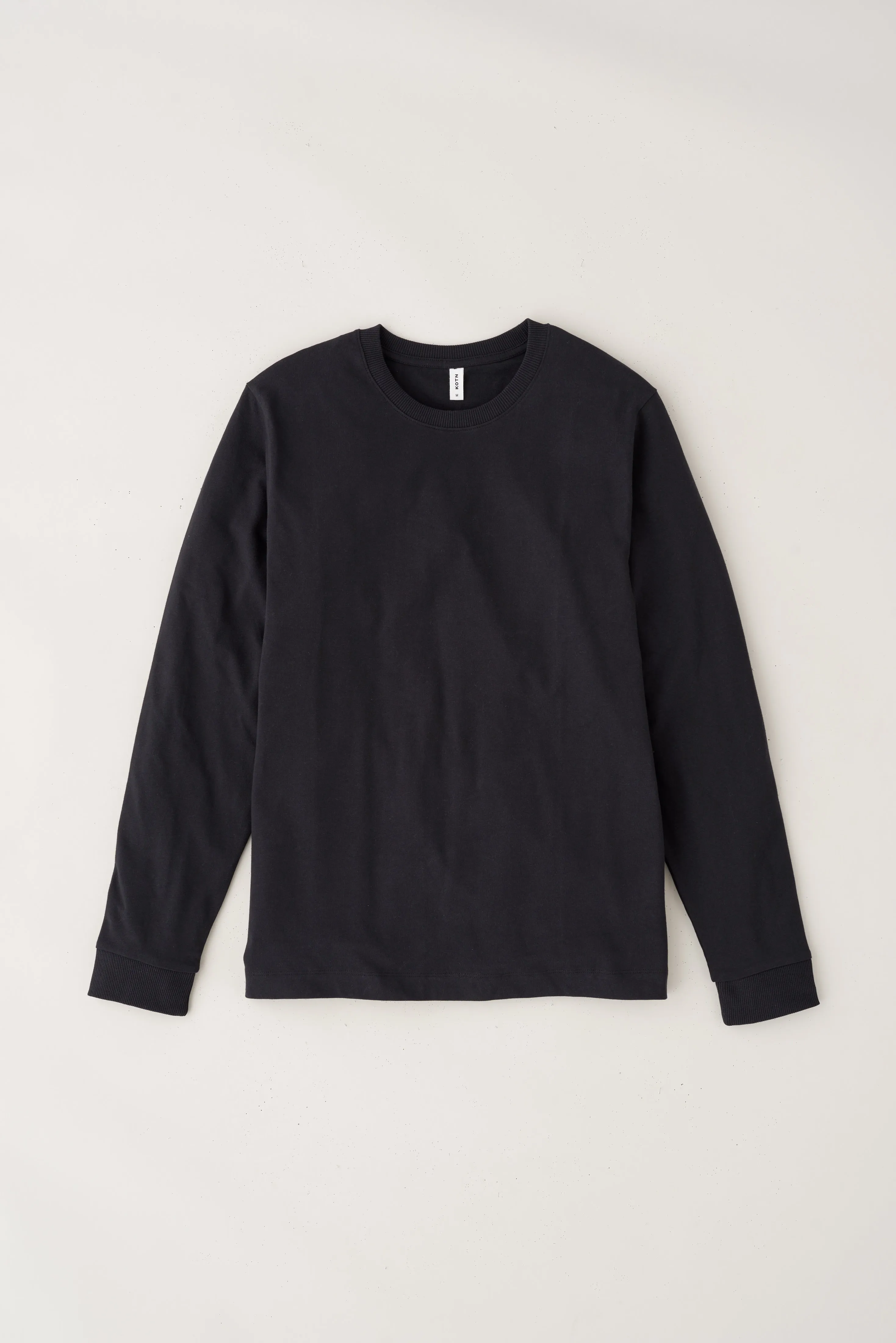 Men's Midweight Longsleeve in Black