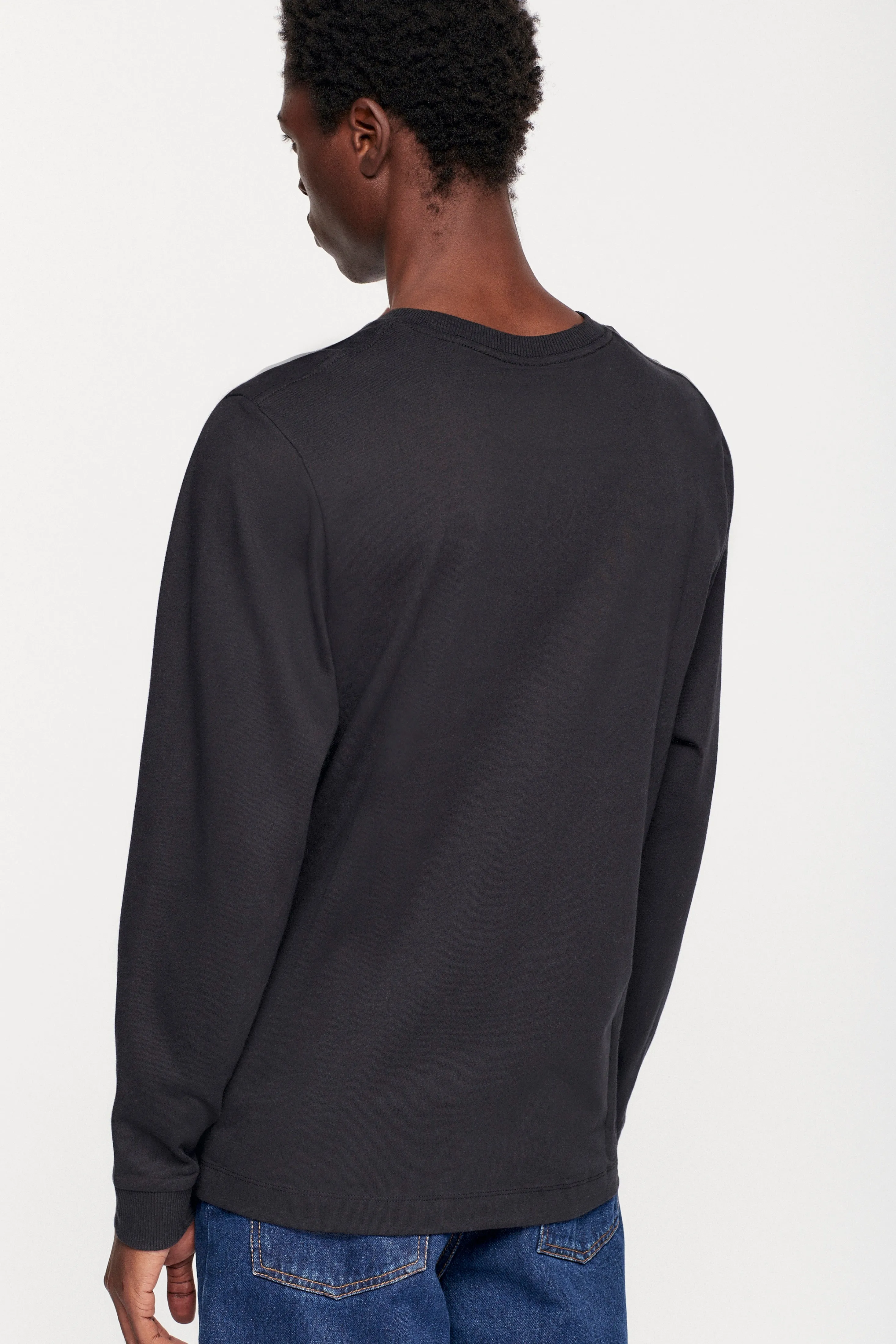 Men's Midweight Longsleeve in Black