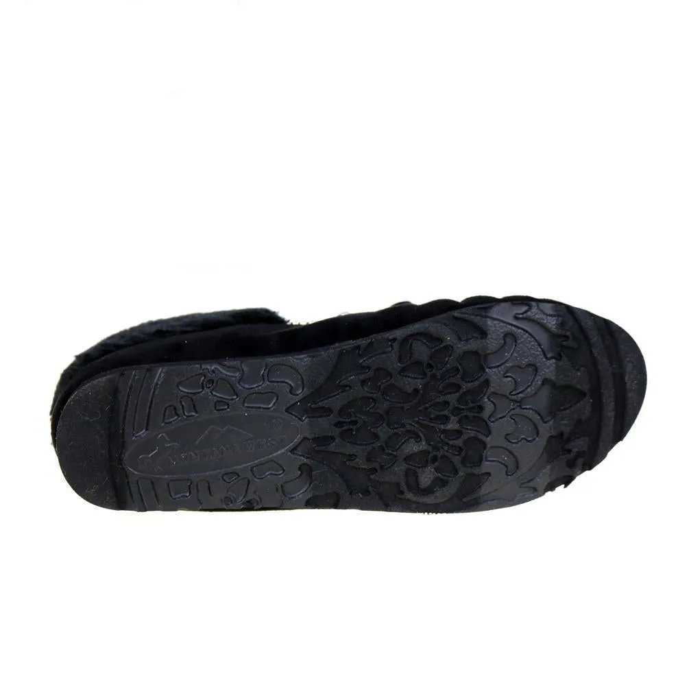 Montana West Western Camo Print Moccasins