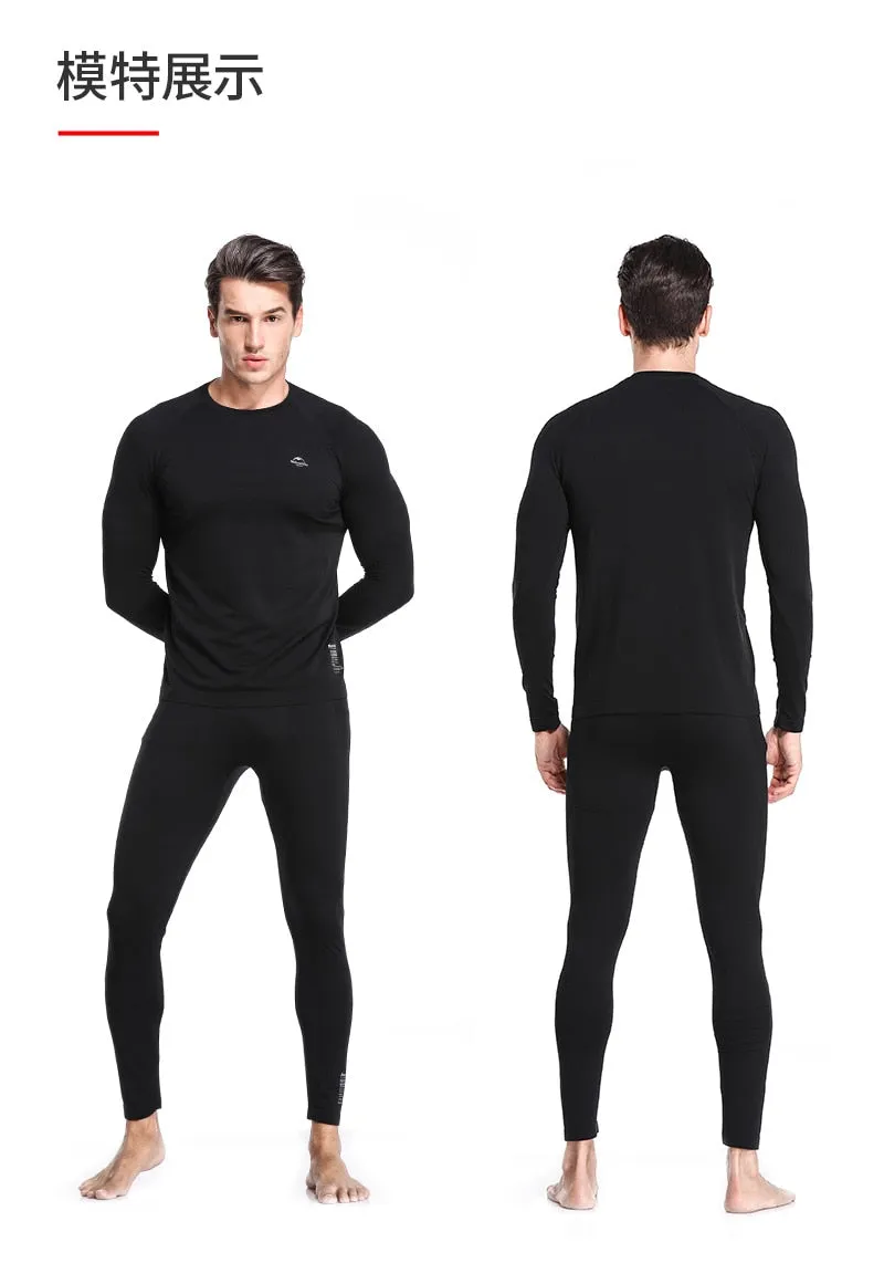 Naturehike Men Women Winter Quick Dry Anti-microbial Stretch Thermal Long Johns Polyester Thick Skiing Thermal Underwear Set