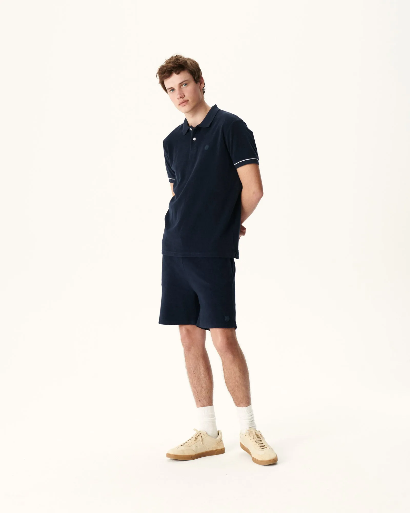 Navy Neil polo shirt