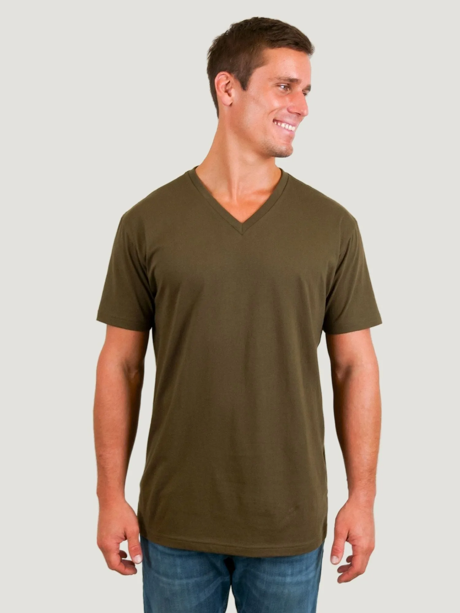 Olive V-Neck