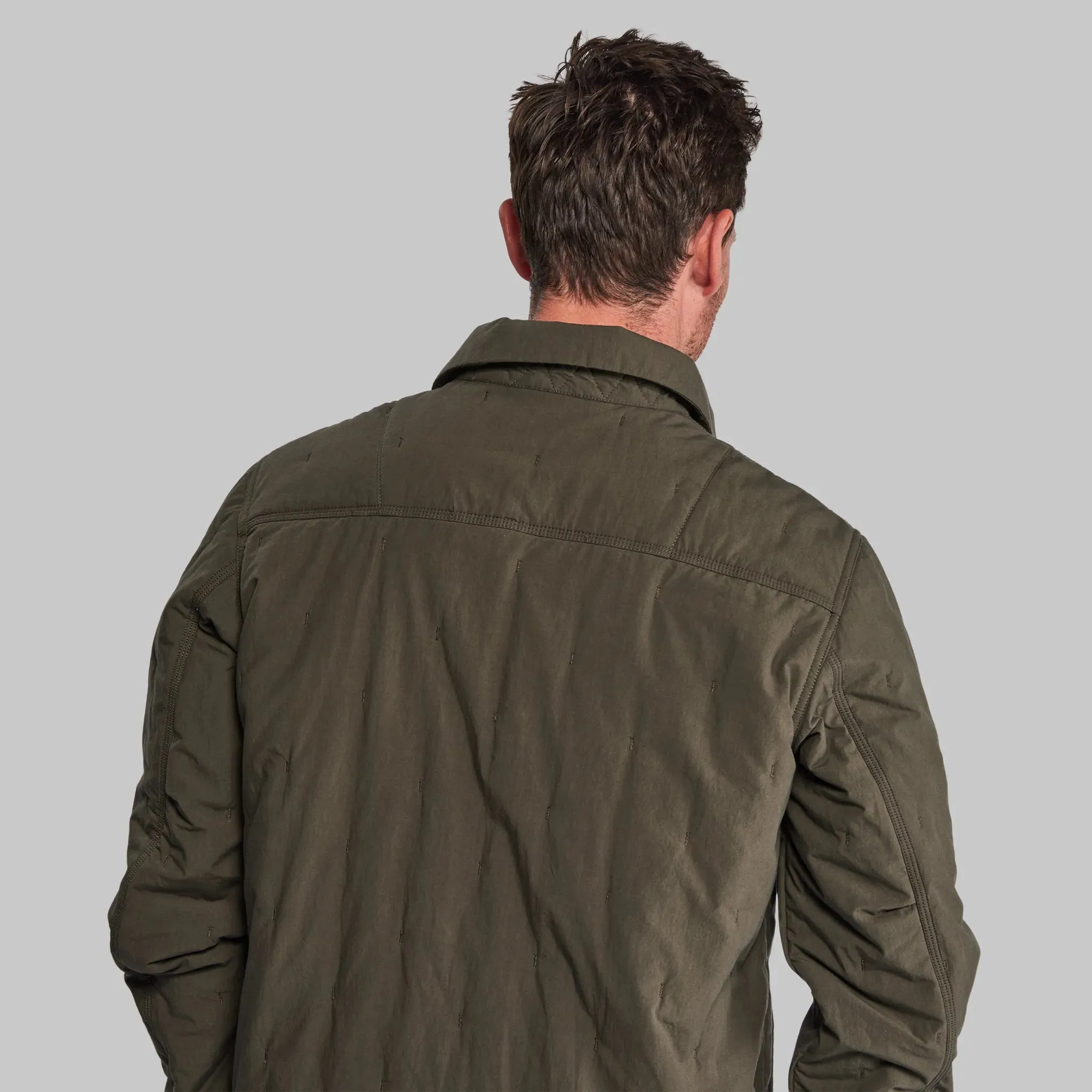 Khaki Padded Lumberjack Jacket