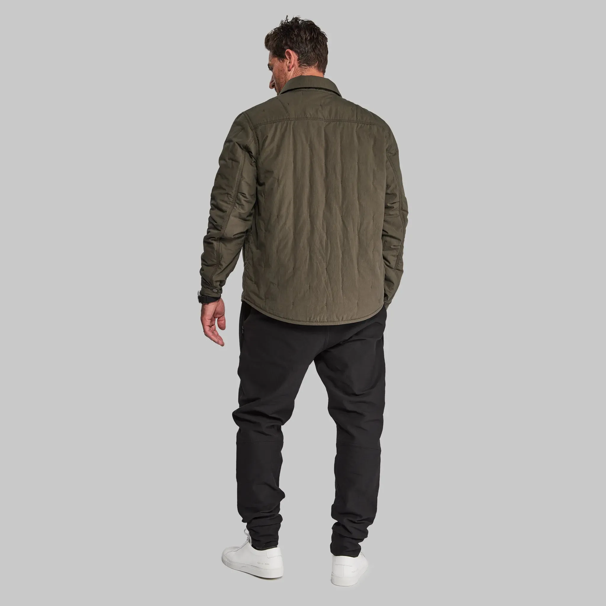 Khaki Padded Lumberjack Jacket