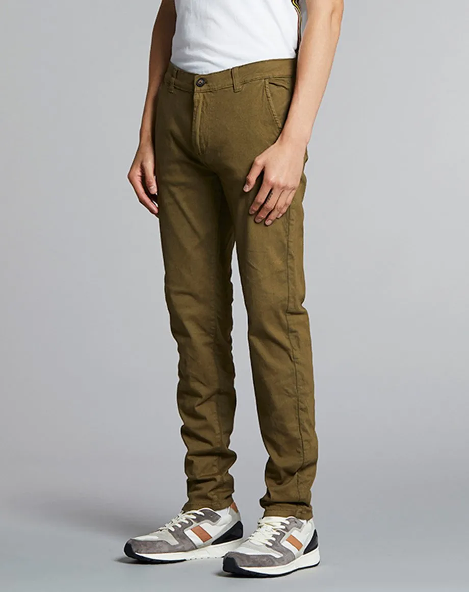 PATRON BASIC STRETCH MENS CHINOS | KHAKI