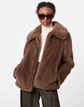 Perfectly Posh Faux Fur Jacket