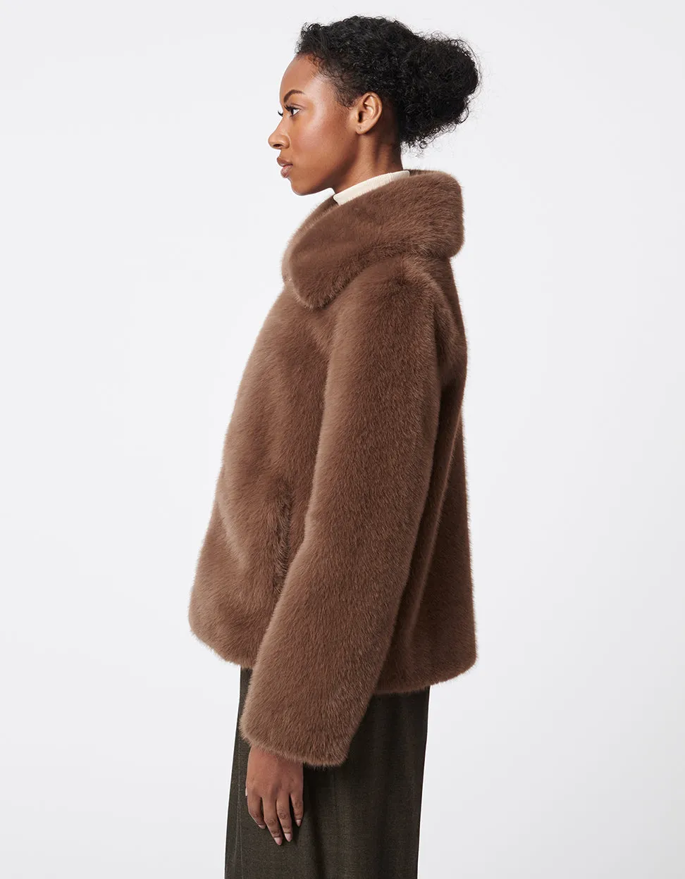 Perfectly Posh Faux Fur Jacket