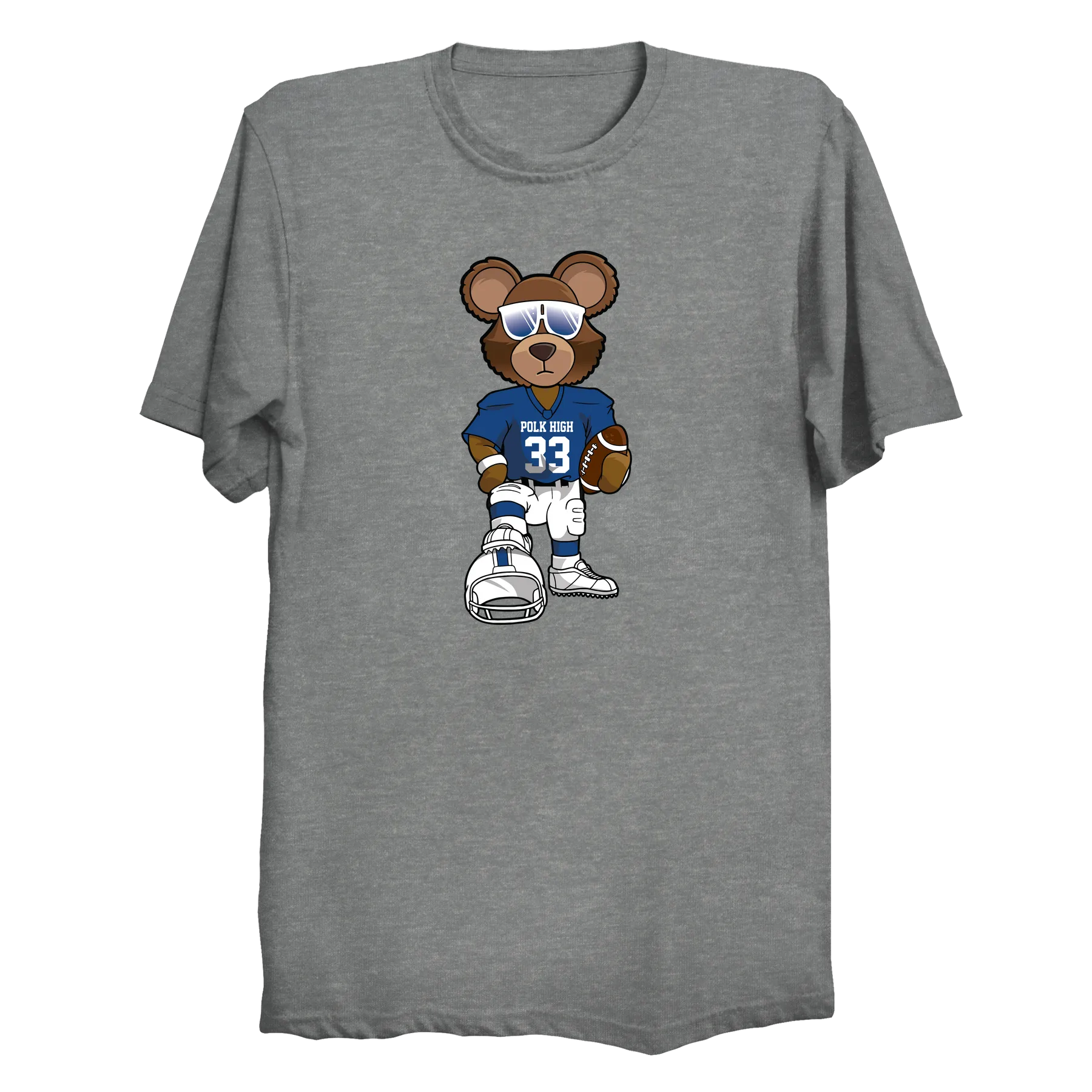 Polk High Bear Football T-Shirt