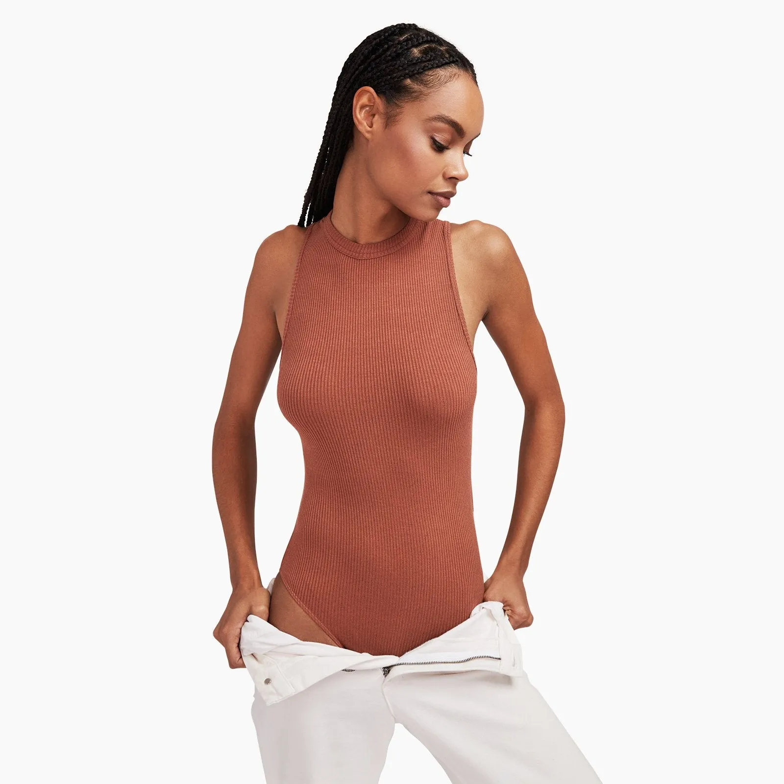 Ribbed Lightweight Bodysuit