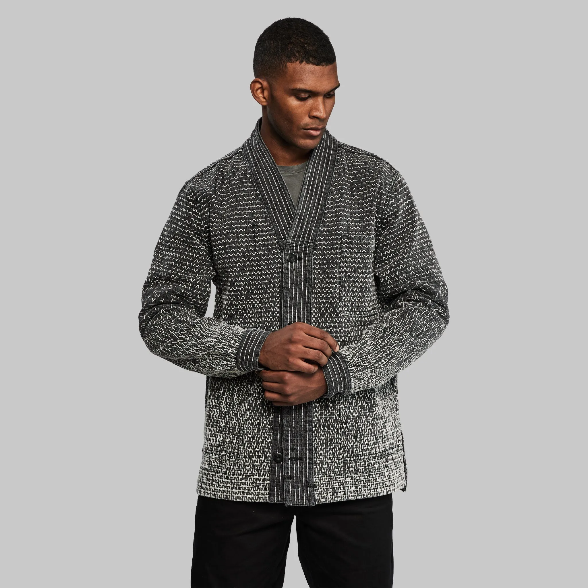 Sashiko Jacket. Grey edition