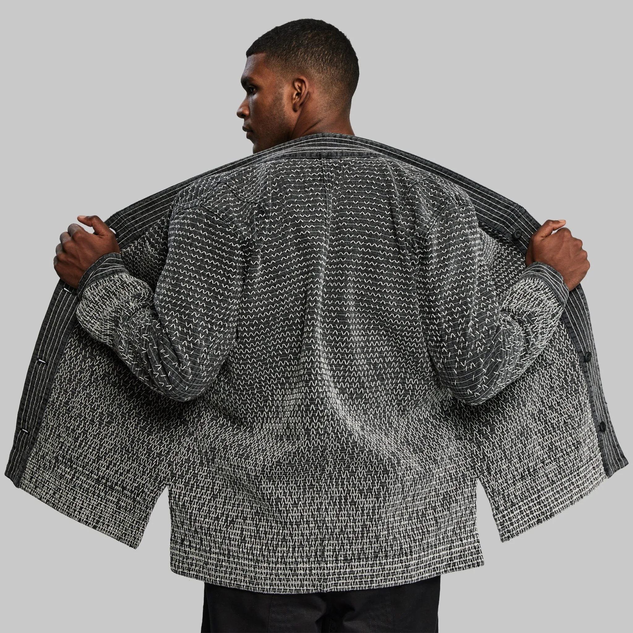 Sashiko Jacket. Grey edition