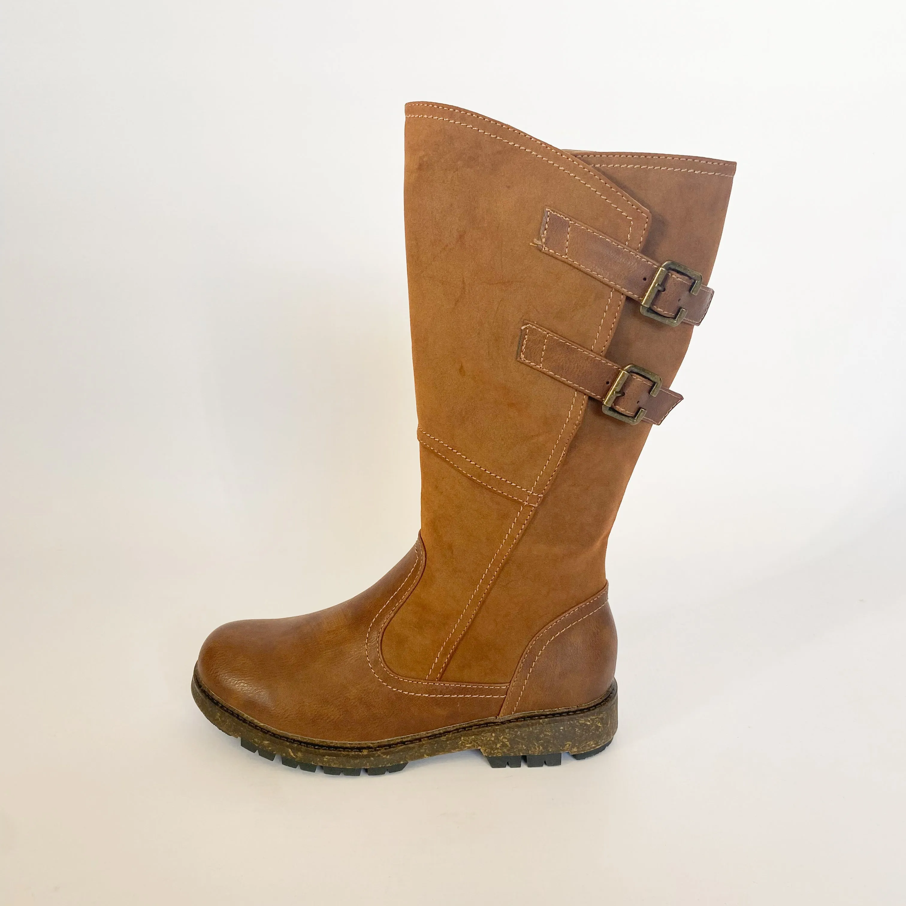 Savoy camel long boot