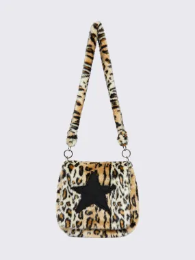 Starshine Leopard Furry Bag