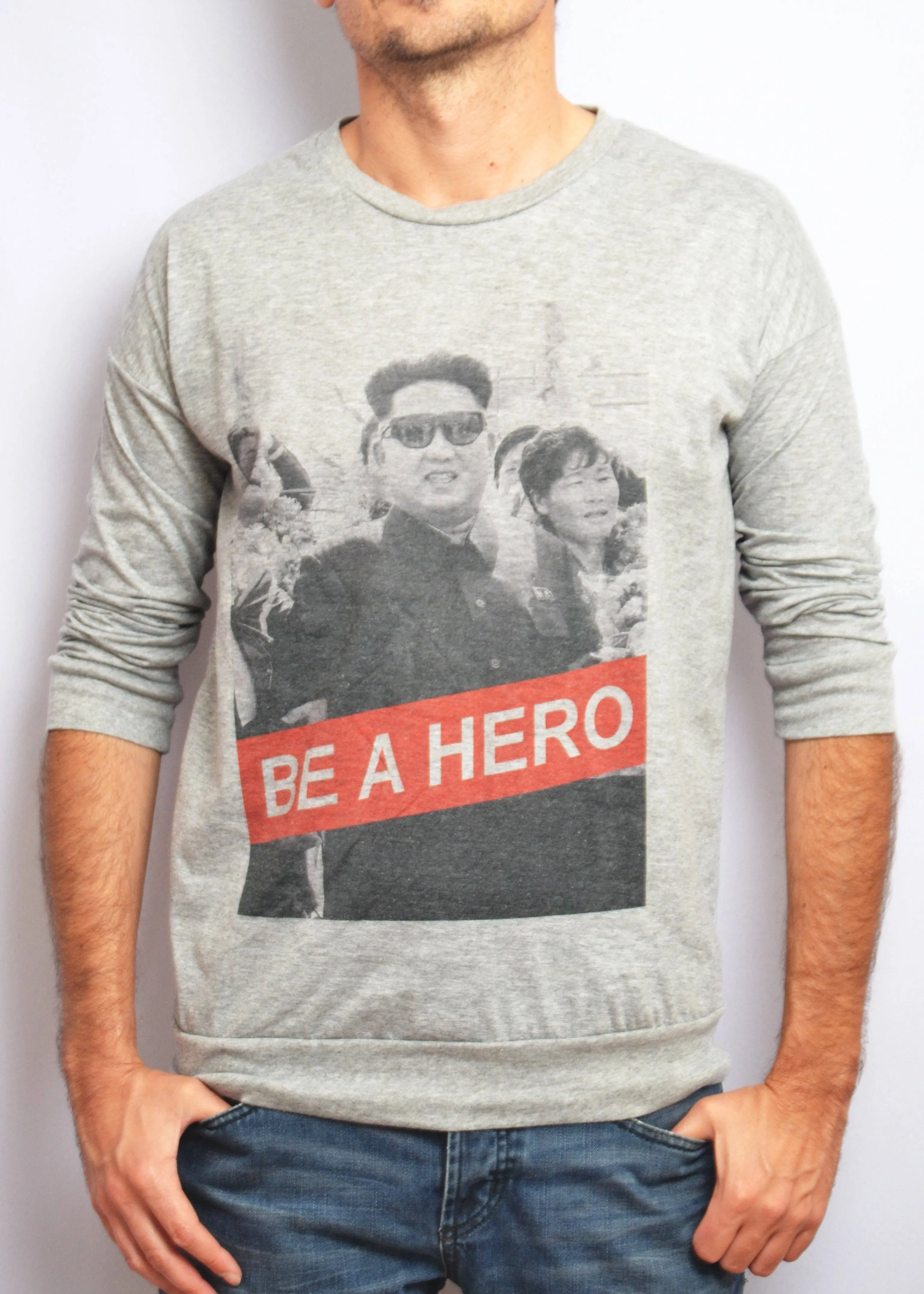 T-shirt be a hero manches mi-longues