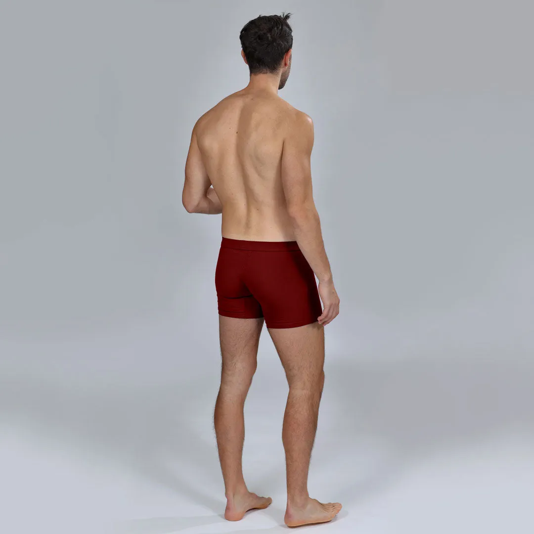 The Dark Burgundy Boxer Brief