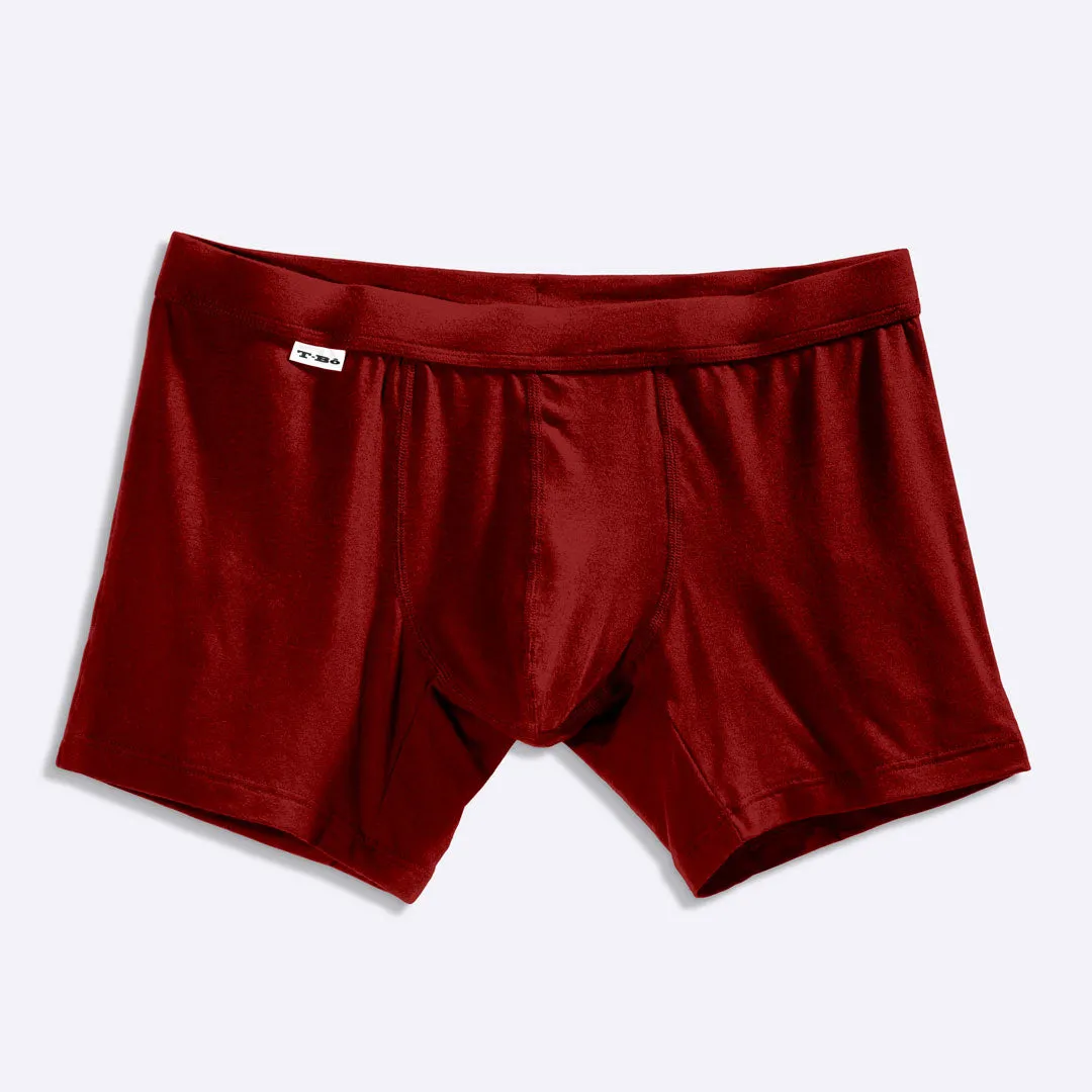 The Dark Burgundy Boxer Brief