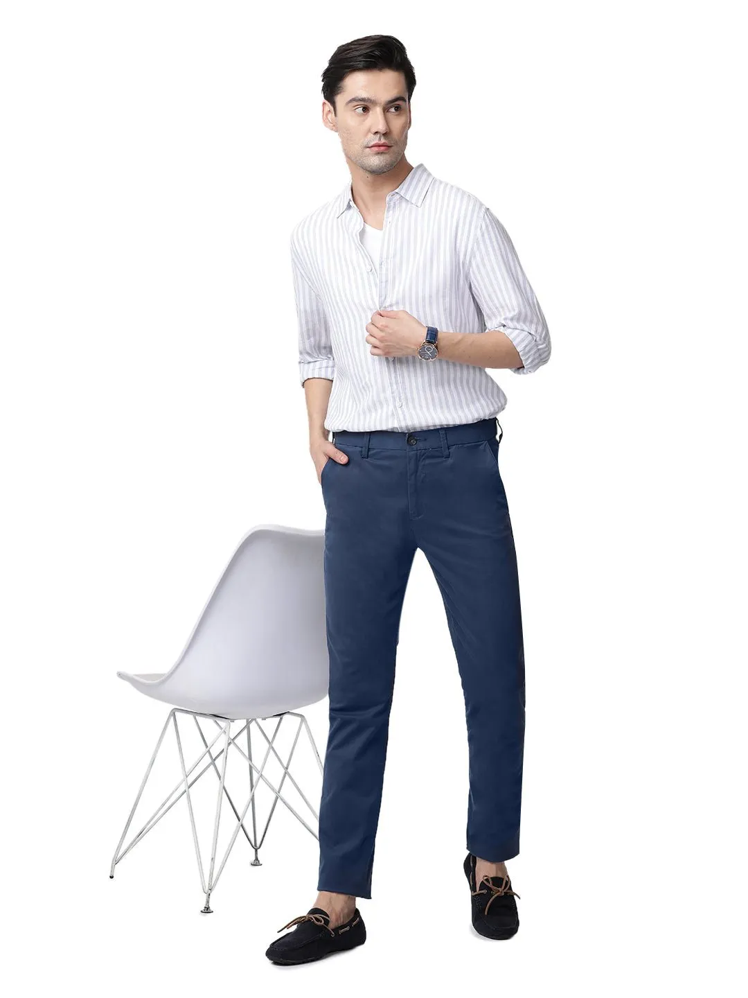 The Partywear Chinos - Night Navy