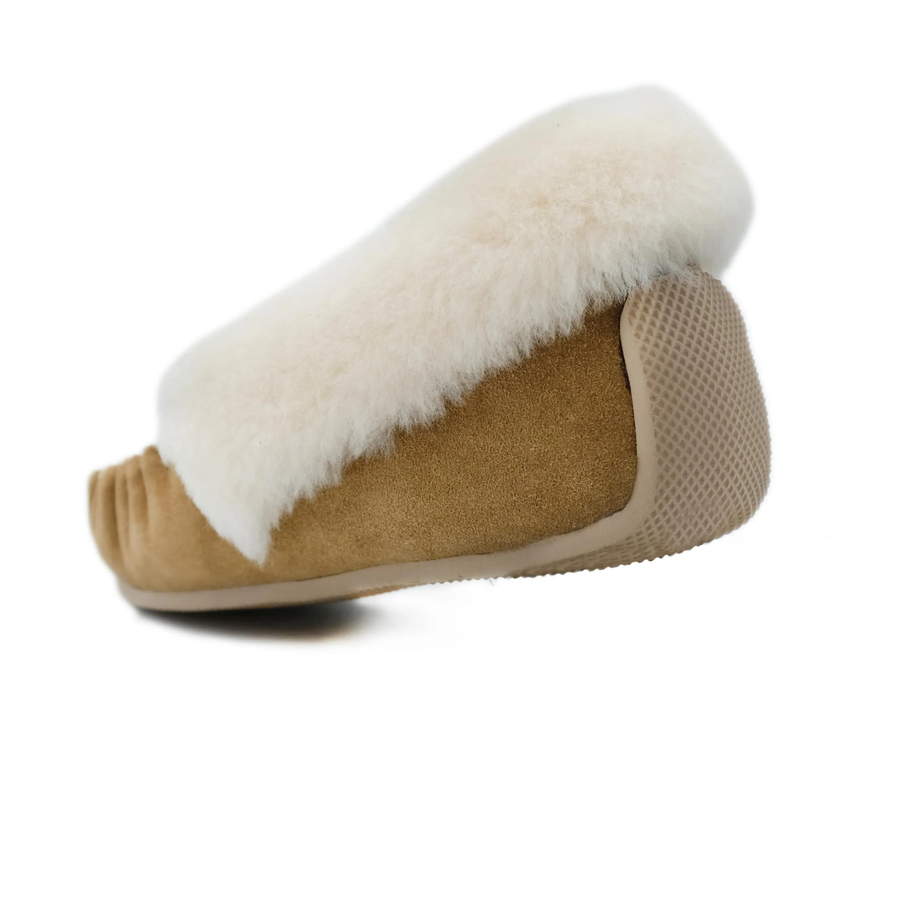 Traditional Sheepskin Moccasins with Heel Support - Men's/Women's