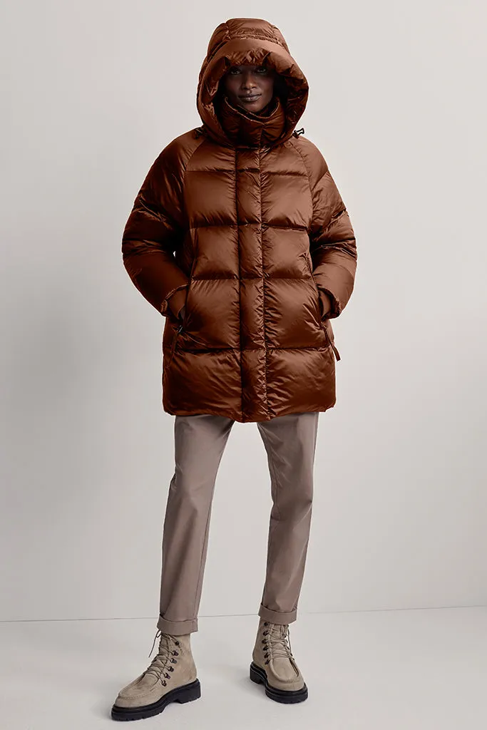 Varley - Canton Down Jacket - Tortoise Shell Metallic