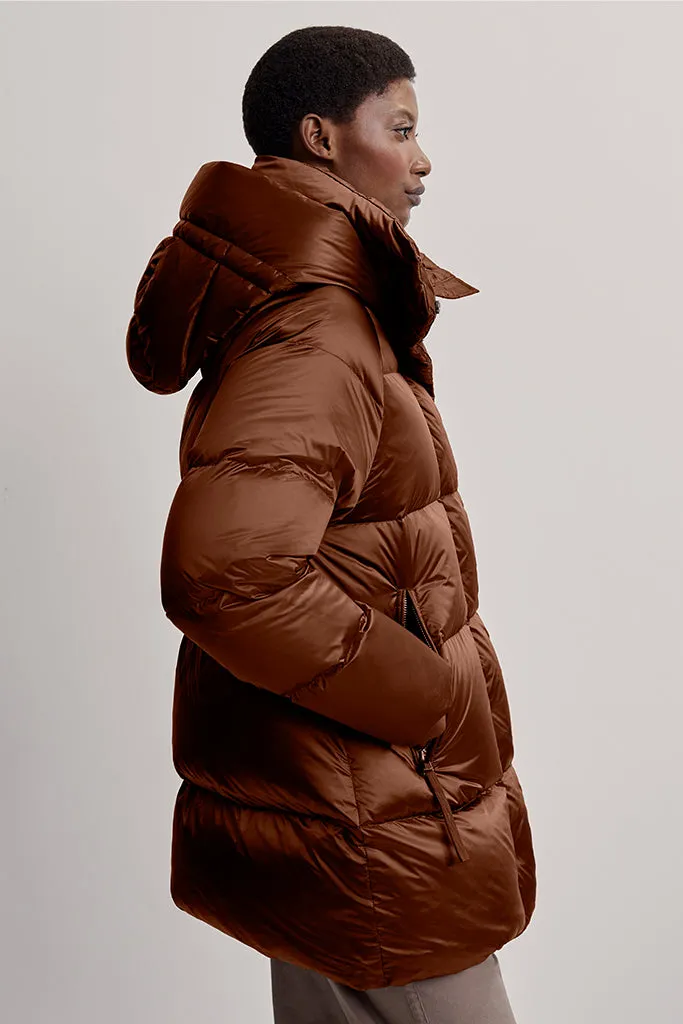 Varley - Canton Down Jacket - Tortoise Shell Metallic