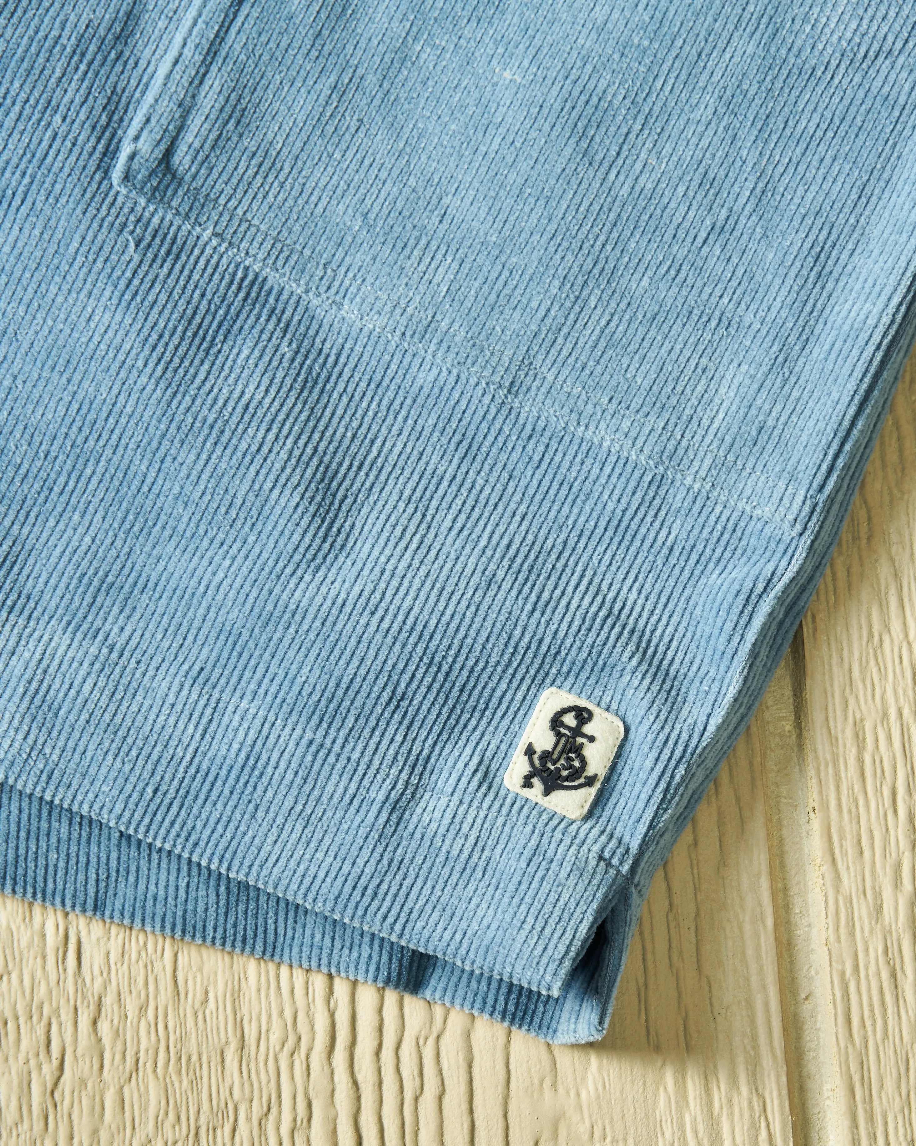 Ventura Short in Atlantic Blue Corduroy