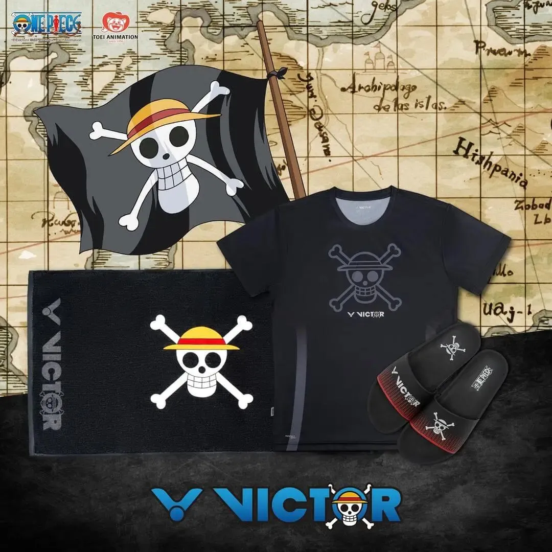 Victor x One Piece T-Shirt T-OP2 (Black)