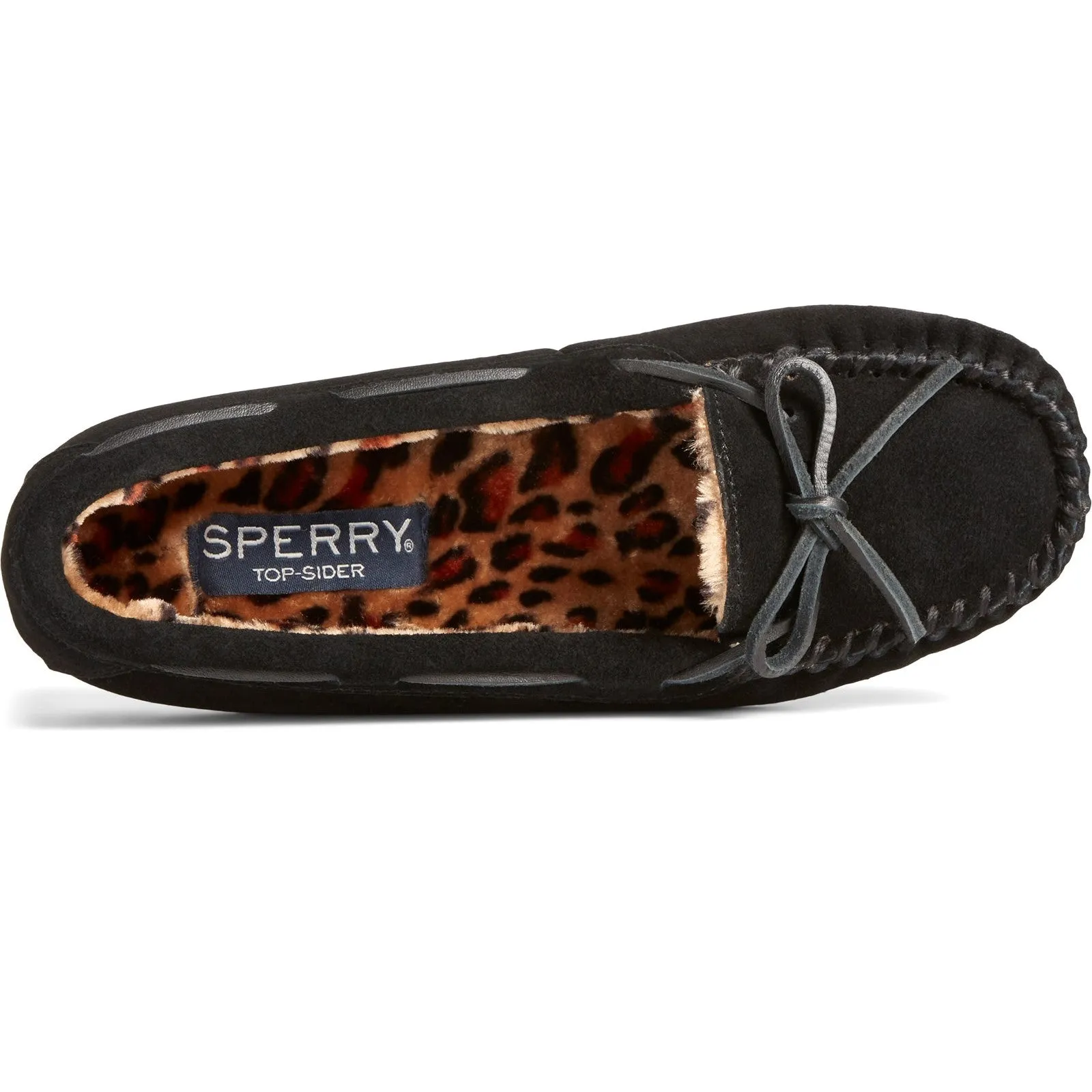 Women's Reina Slipper Black/Leopard Print