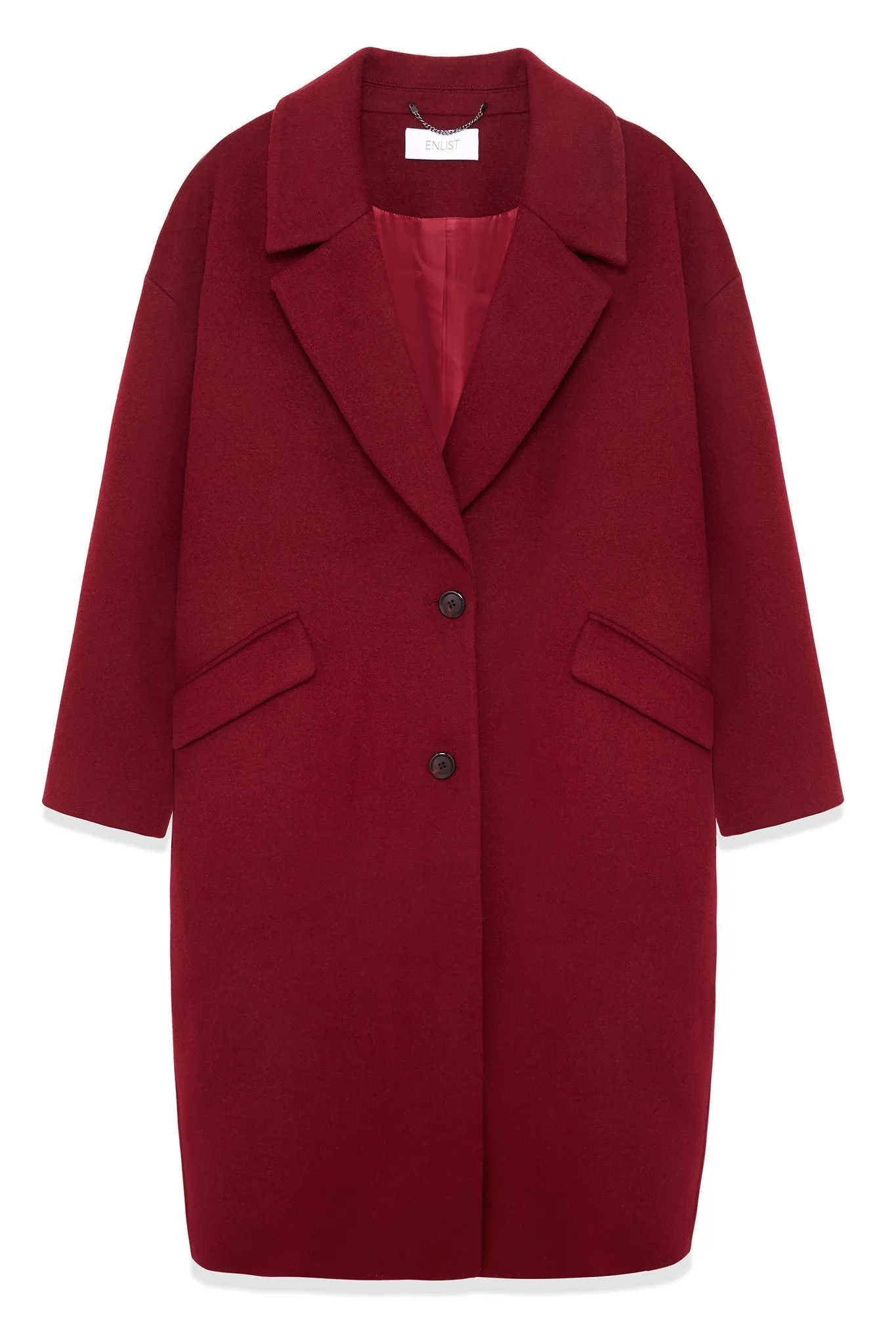 Elegant Pia Wool Blend Coat